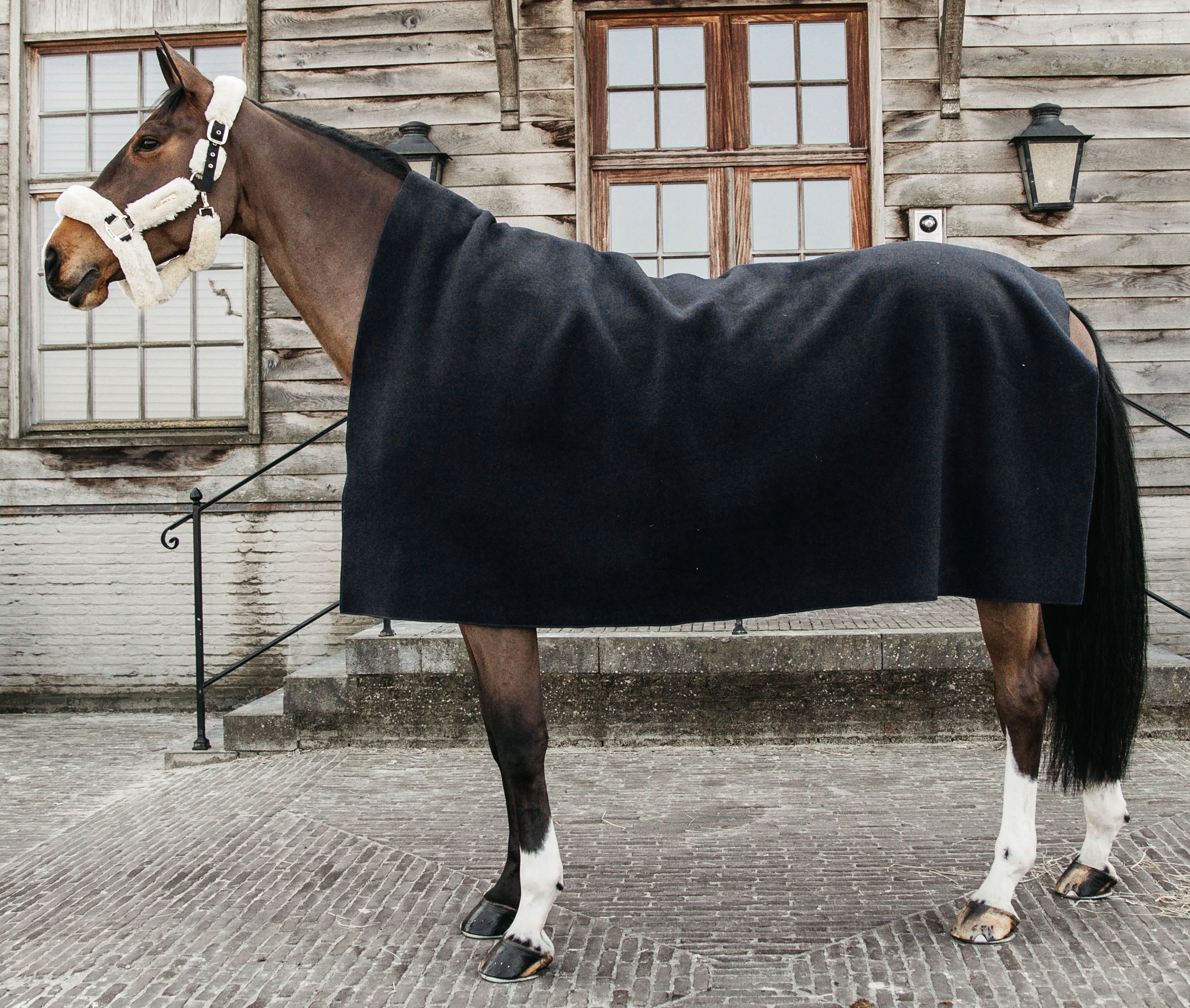 Heavy Fleece Rug - Svart