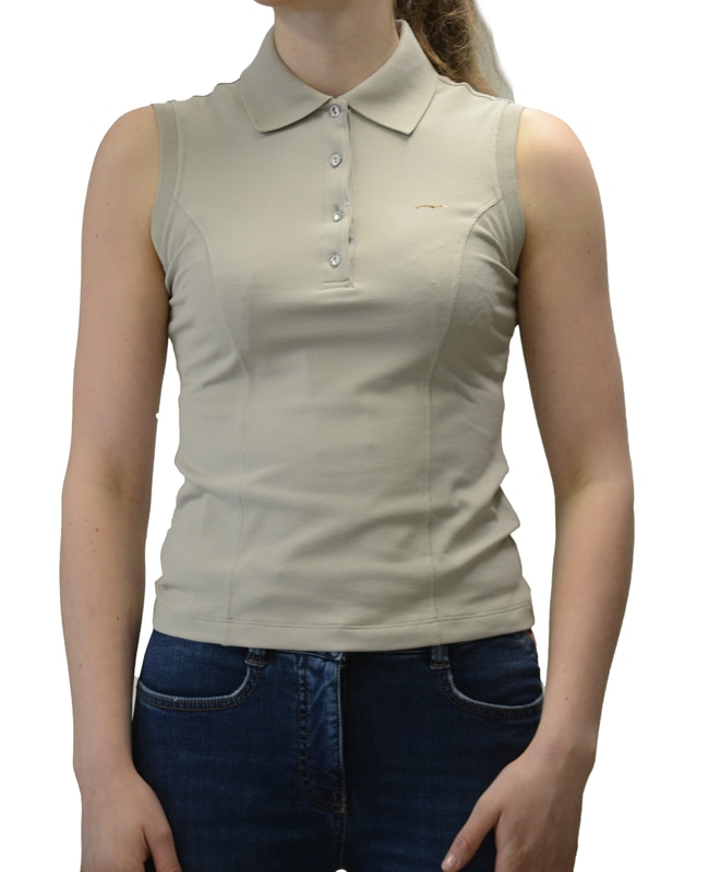 Sleeveless Piqué Brandy - Beige