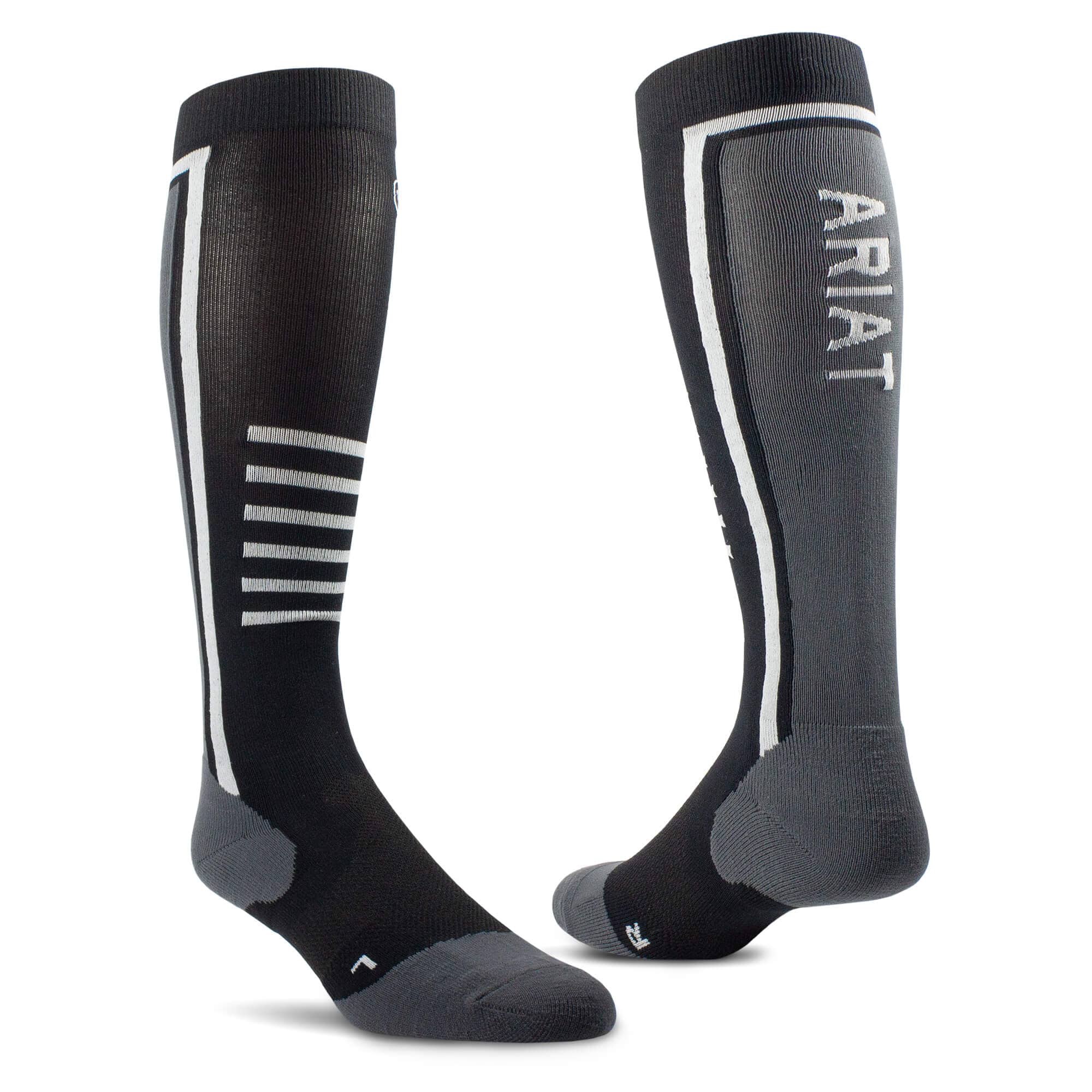 Ariattek Slimline Socks - Black/Sleet