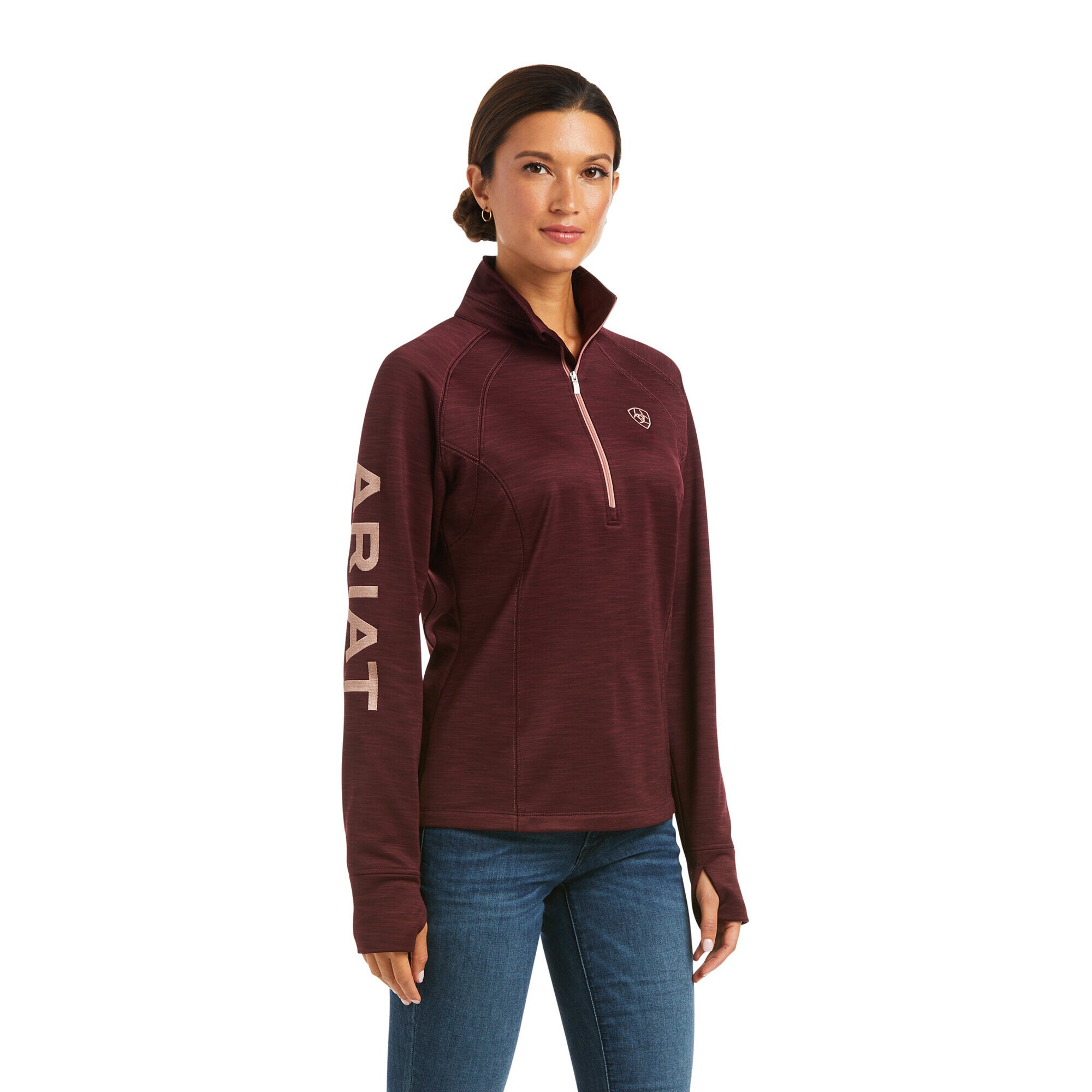 Tek Team 1/2 Zip - Windsor Wine