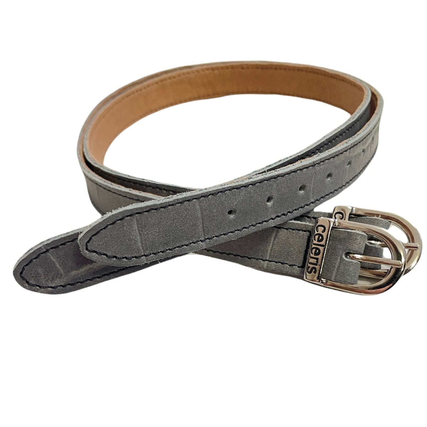 Spur Straps - Grey Croc