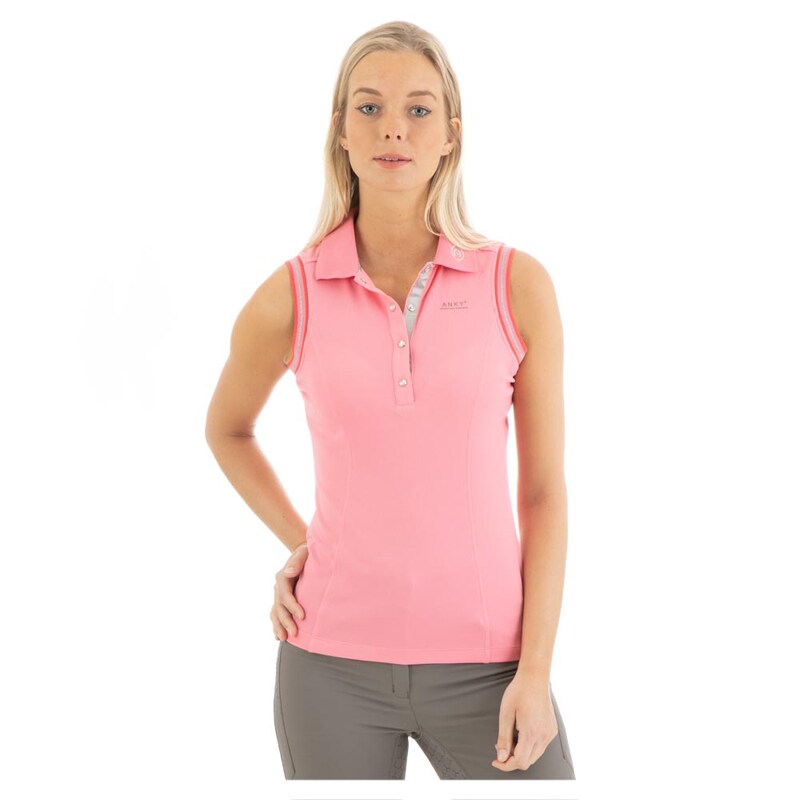 Polo Sleeveless - Rose - XSmall