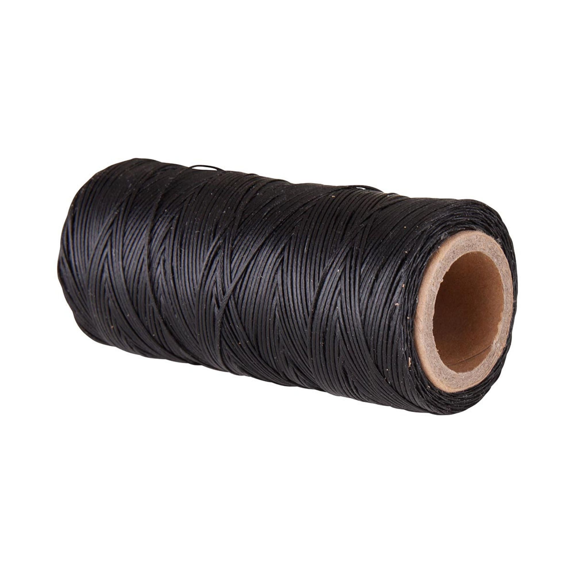 Black Waxed Plaiting Thread