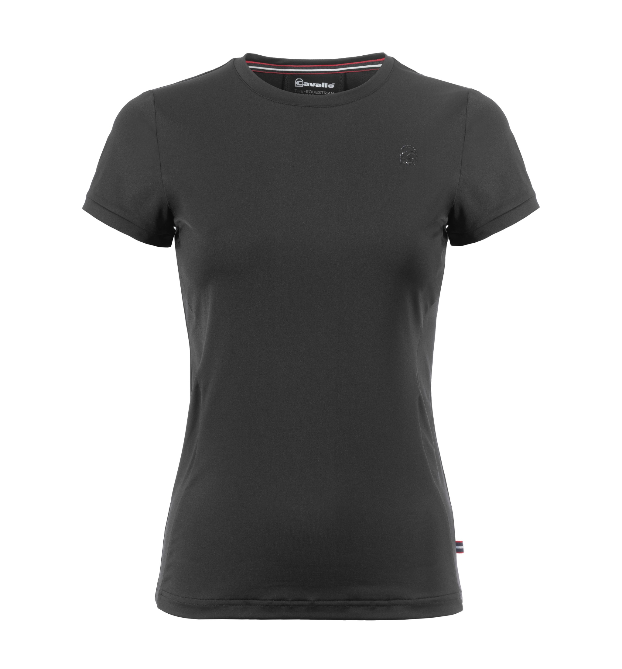 Cavalneeke T-Shirt - Svart