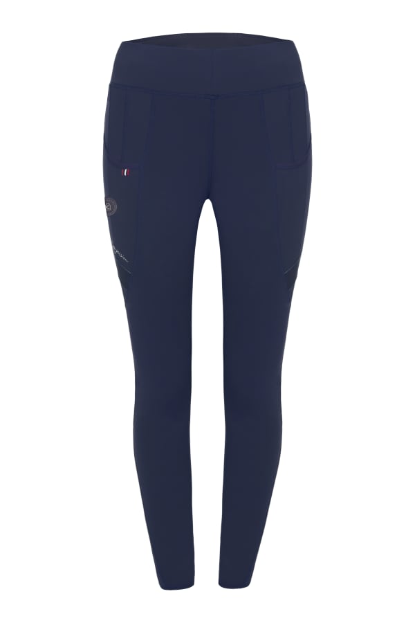 Lin Grip Riding Leggings - Navy