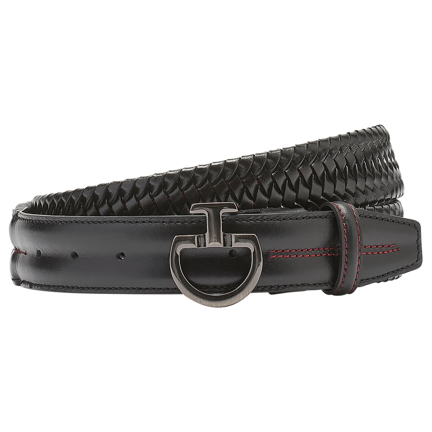 CT Elastic Leather Belt - Black