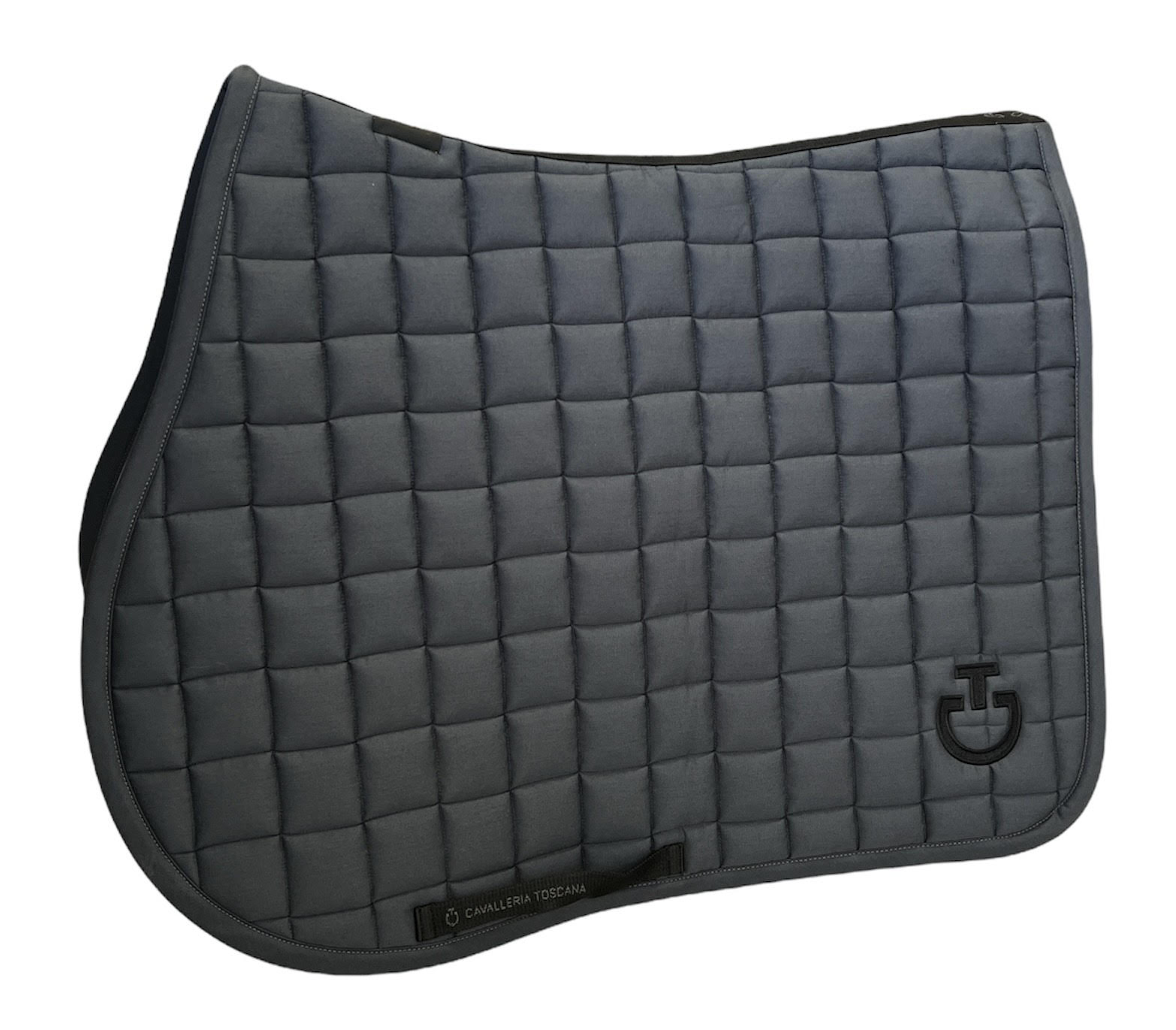 Square Quilt Jumping Saddle pad - Grey