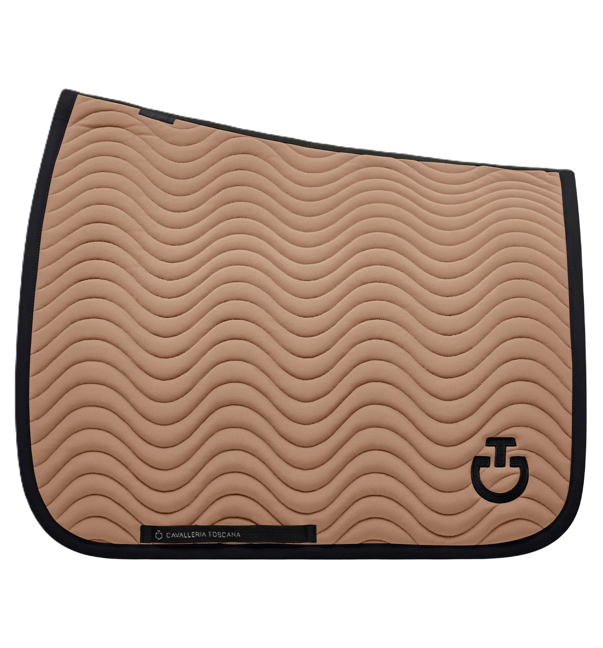 Wave Quilted Dressyrschabrak - Sand