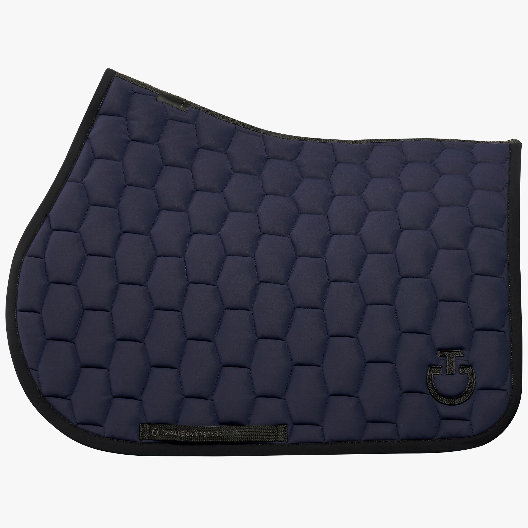 Geometric Quilted Jumping Saddle pad - Navy