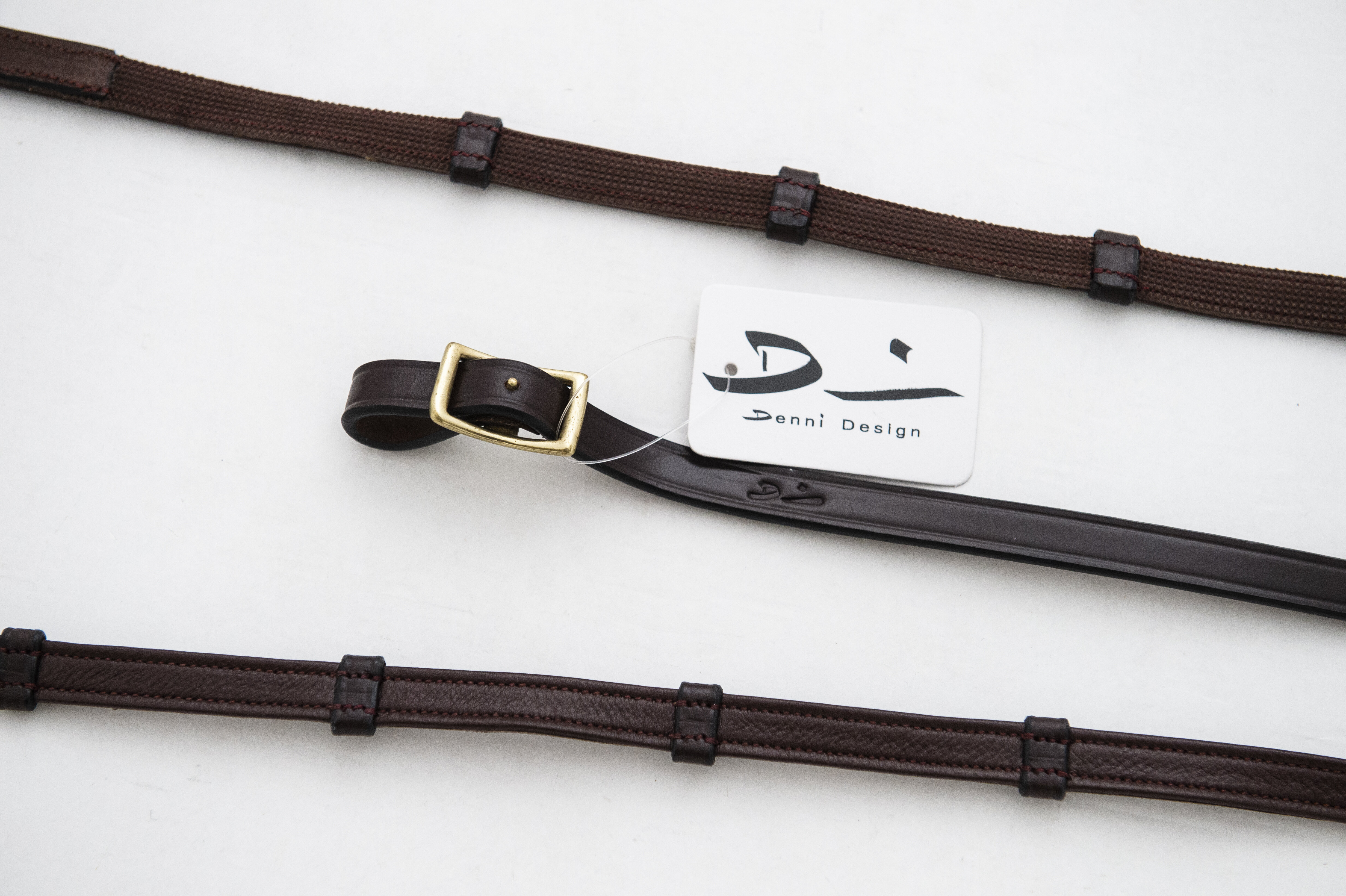 Rein Hunter Stop With Buckles - Brown