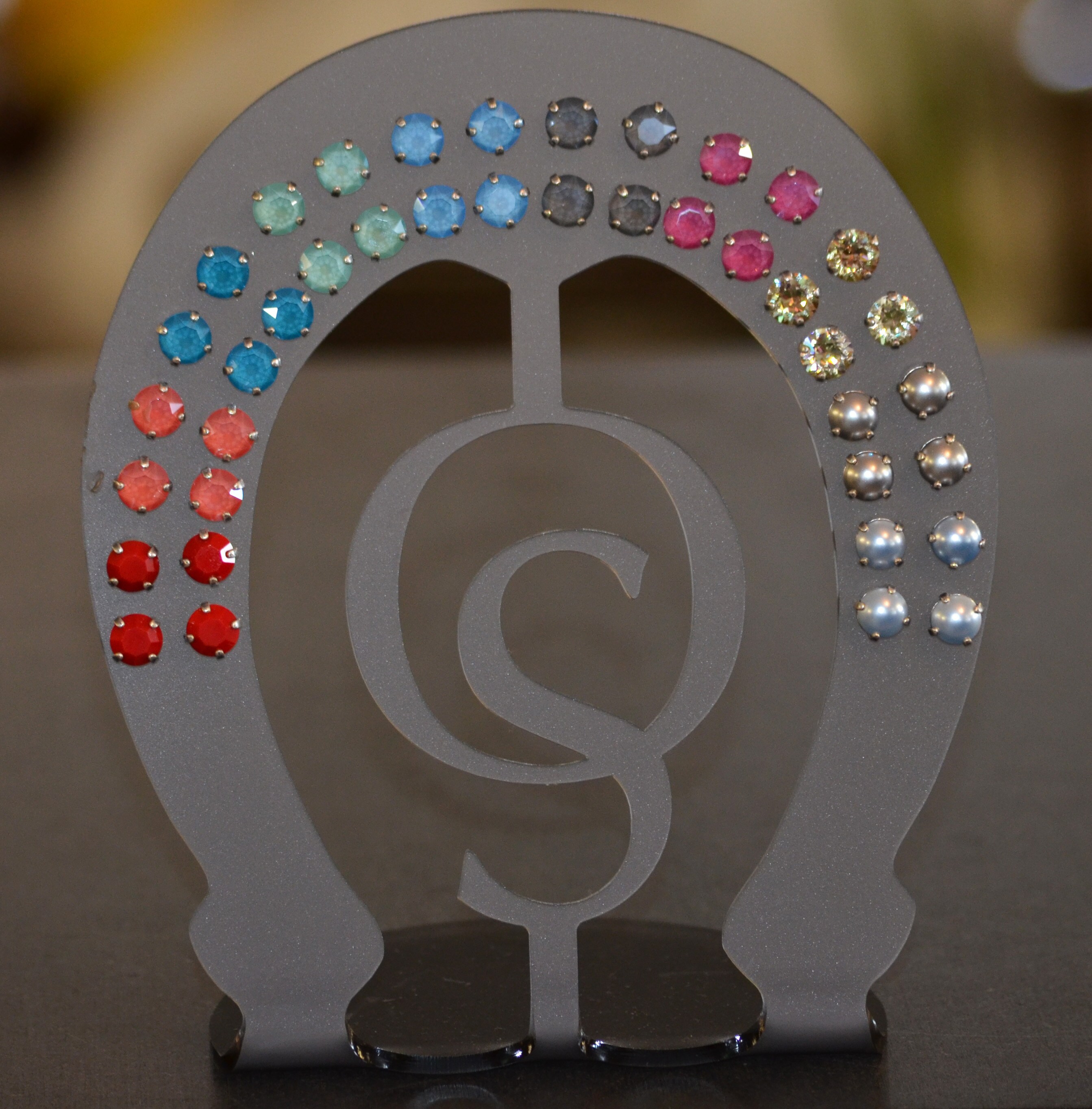Earrings in Swarovski