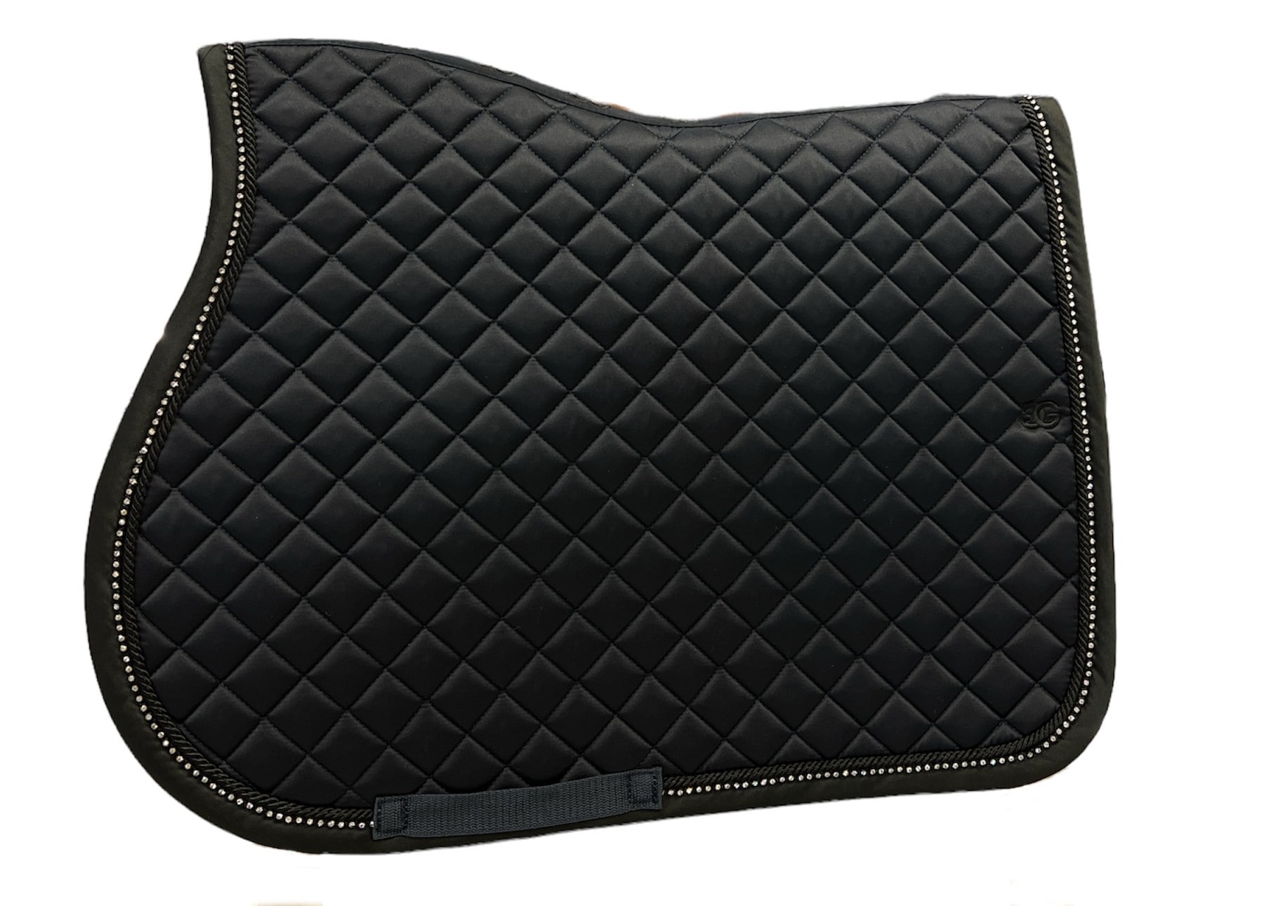 En Noir Jumping Saddle Pad - Navy