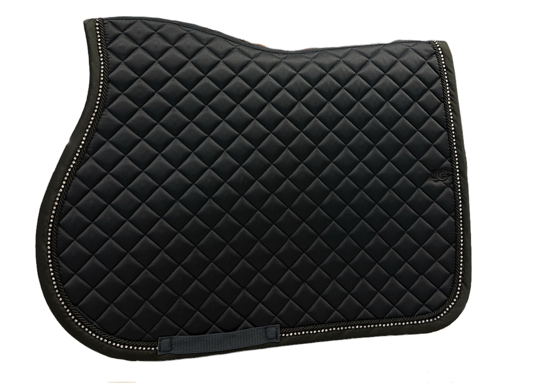 En Noir Jumping Saddle Pad - Navy