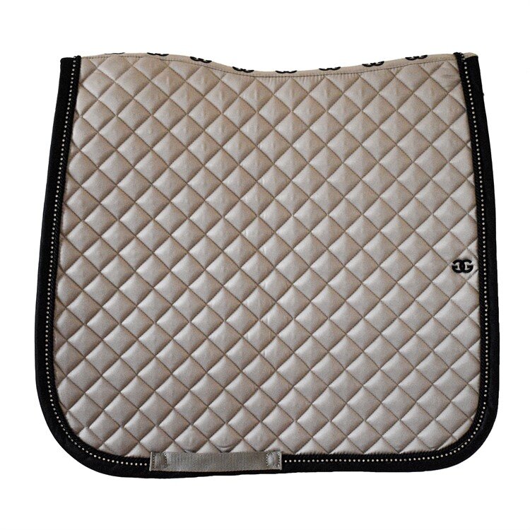 En Noir Dressage Saddle Pad - Grey