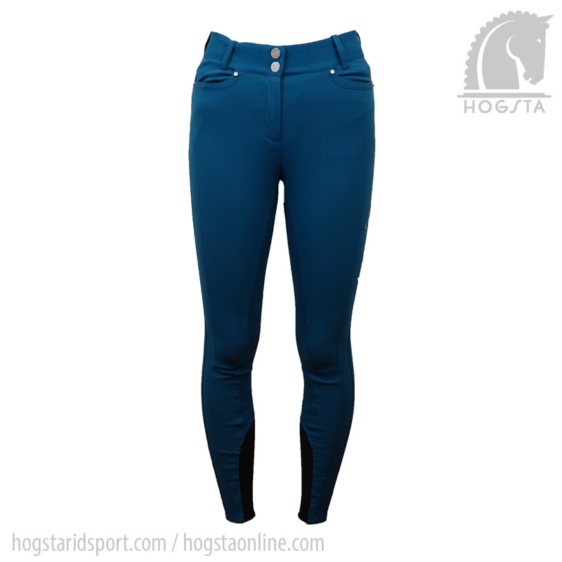 Edythae riding breeches F-grip- Blue Coral