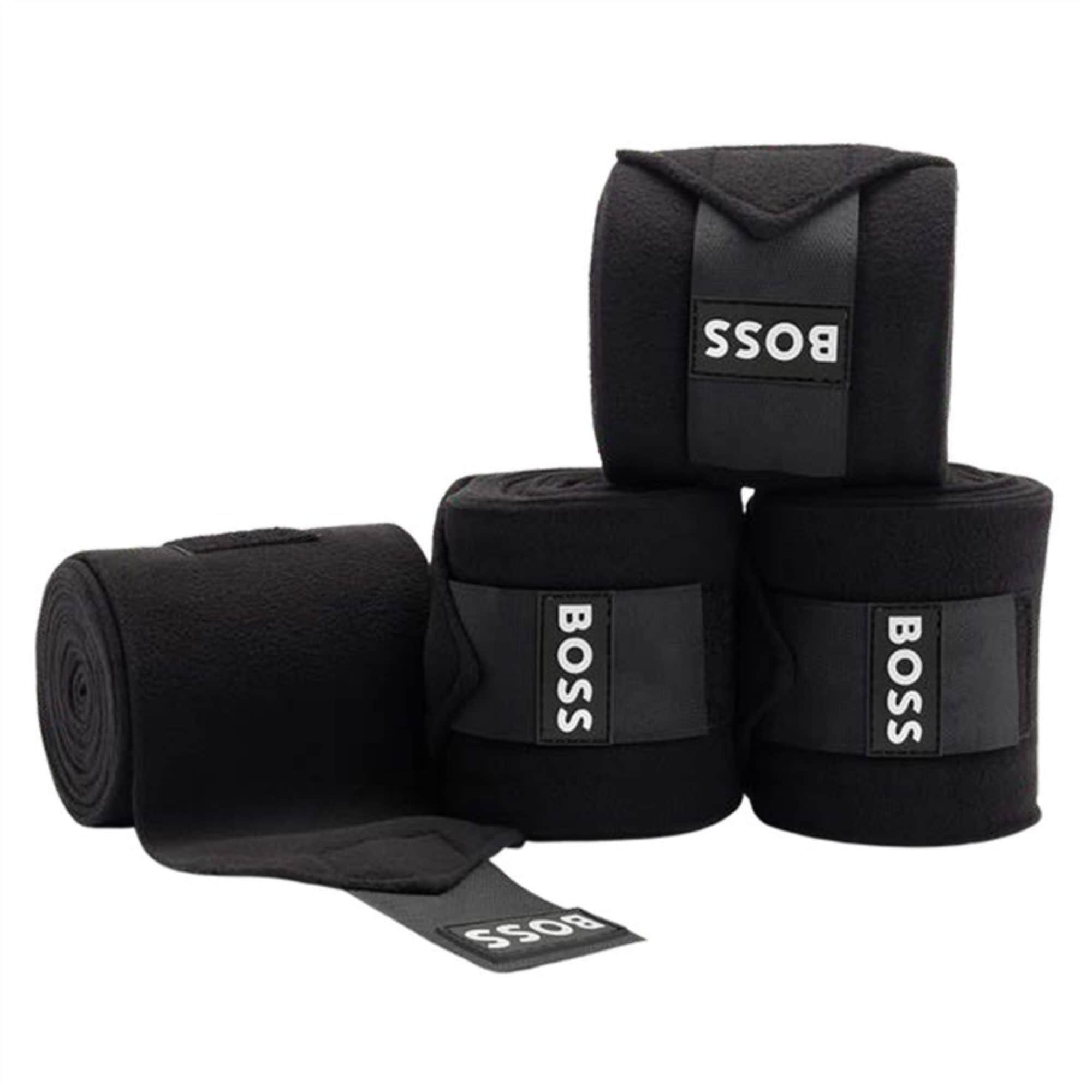 Fleecebandage 4-pack - Svart