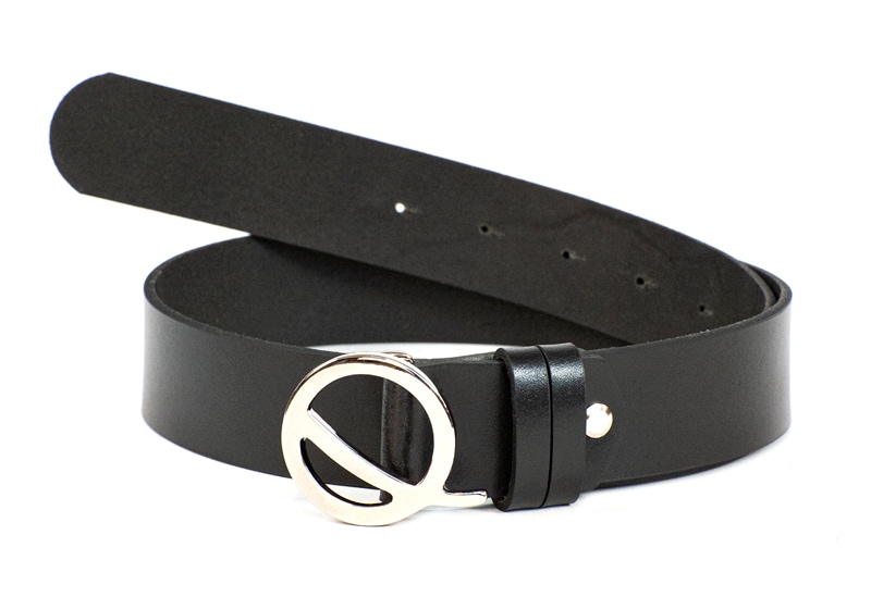 Leather belt - Black