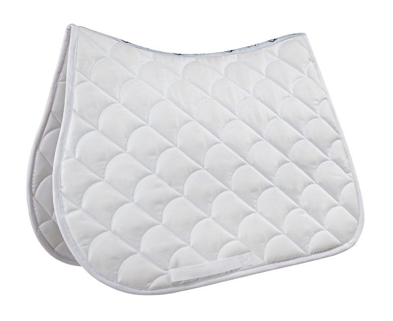 Dressage saddle pad - White