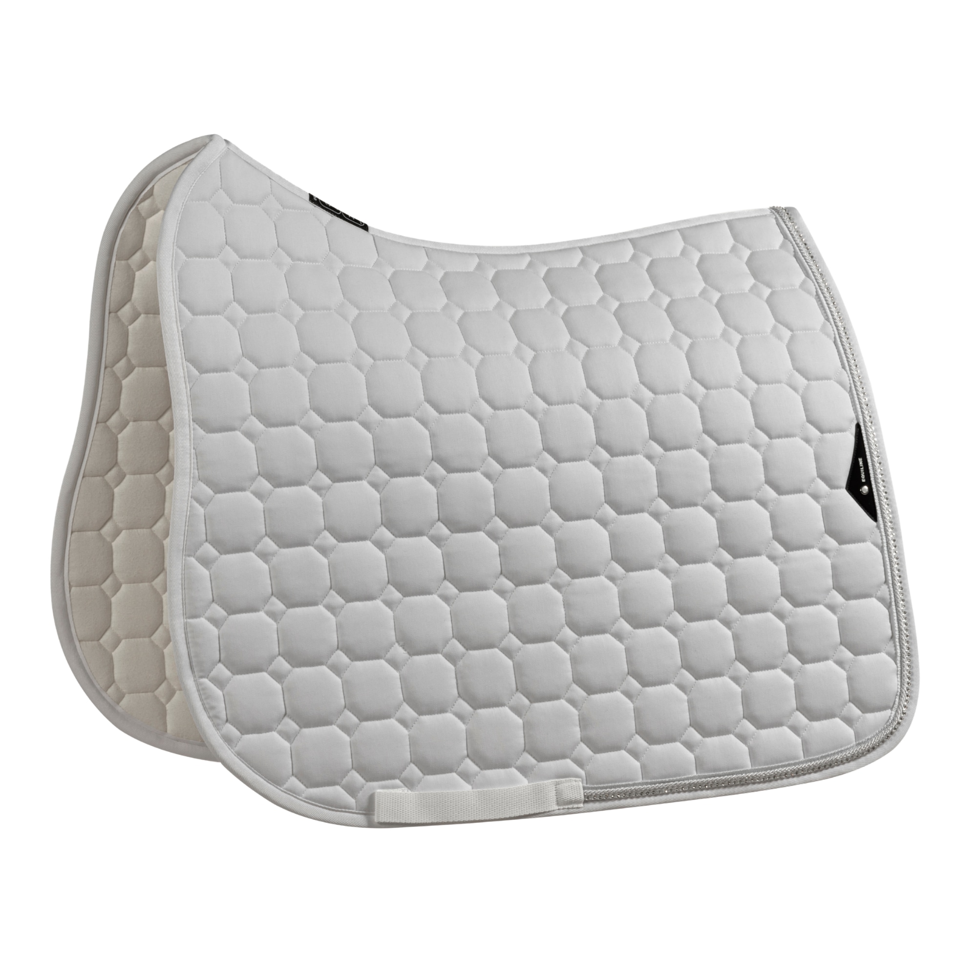 Octagon Dressyrschabrak Strass - Vit