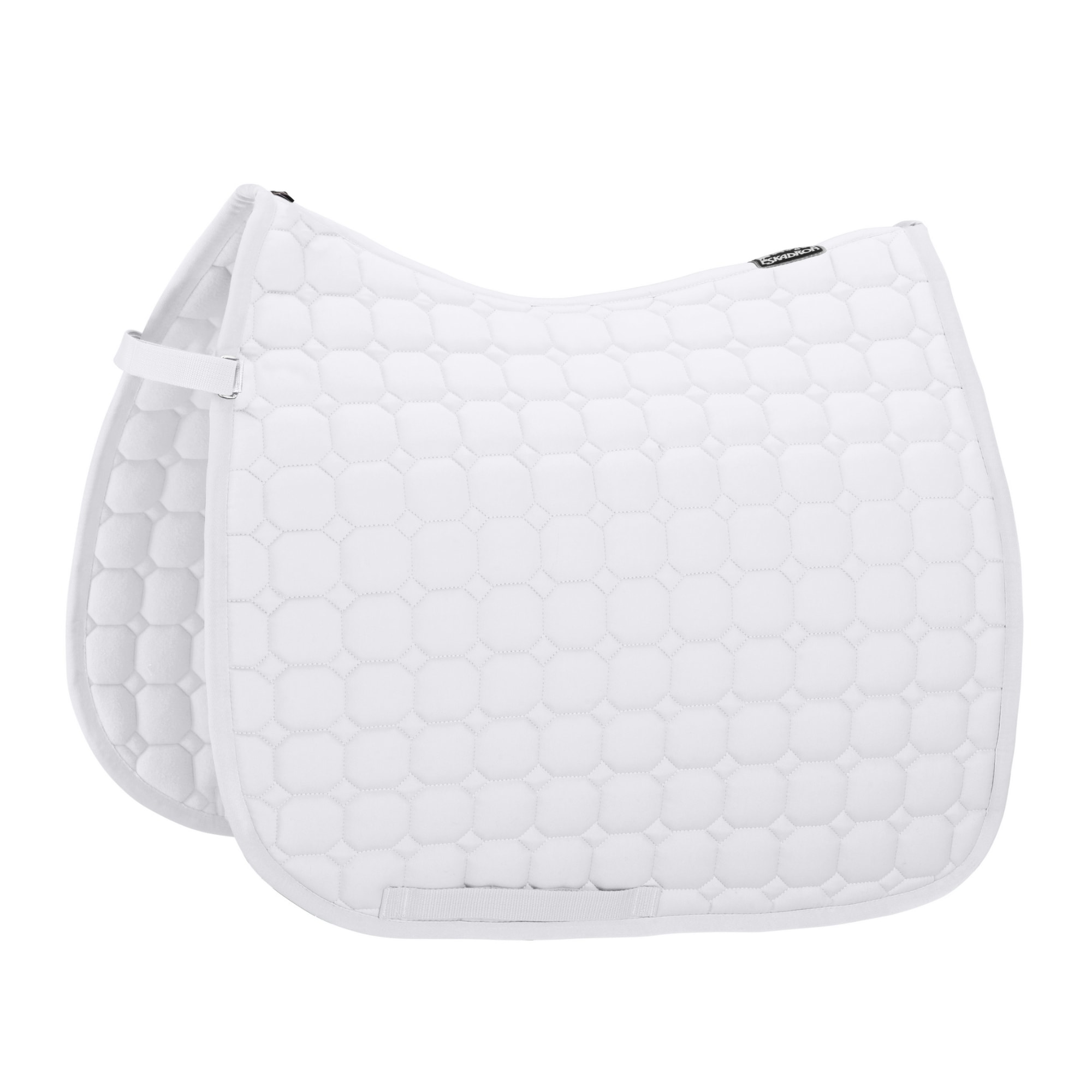 Dressyrschabrak Cotton Molton - Vit