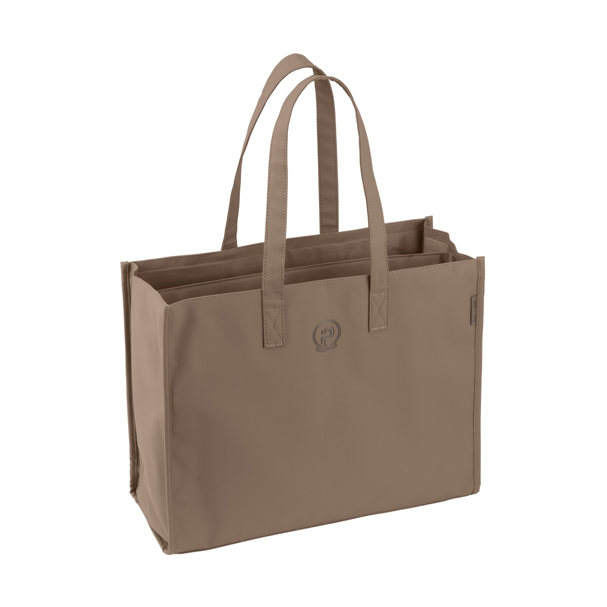 Faux Leather Bag - Smoky Taupe