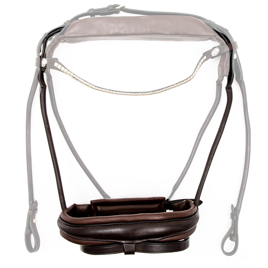 Finesse Bridle Nosgrimma - Brun