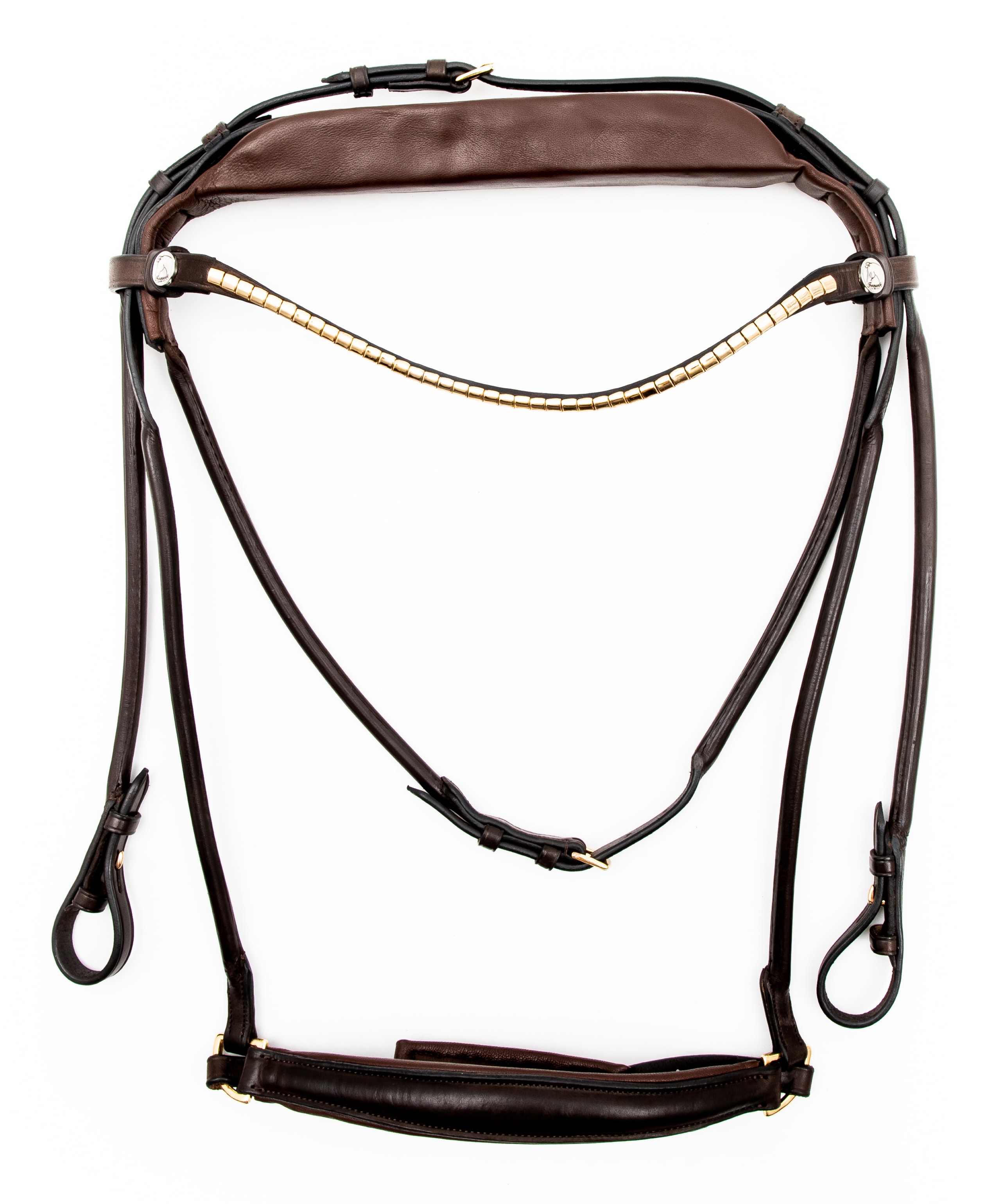 Finesse Bridle Drop noseband - Brown