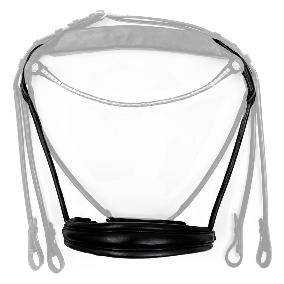 Finesse Double Bridle Nosgrimma - Svart