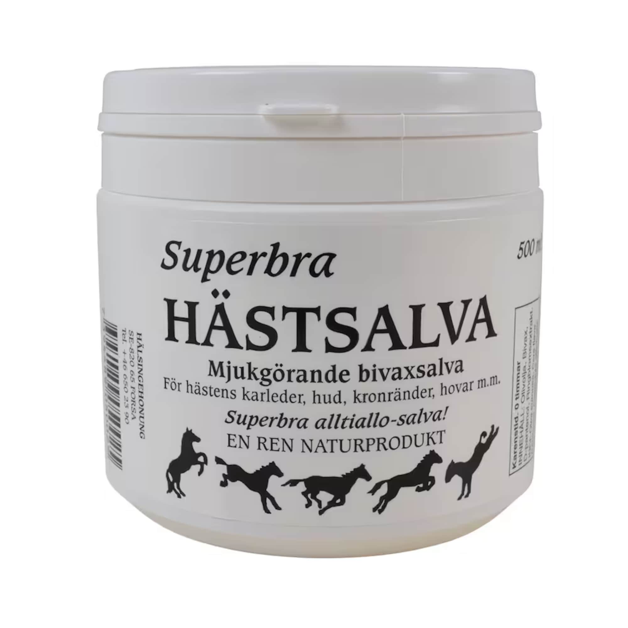 Superbra Hästsalva - Svart - 500 ml
