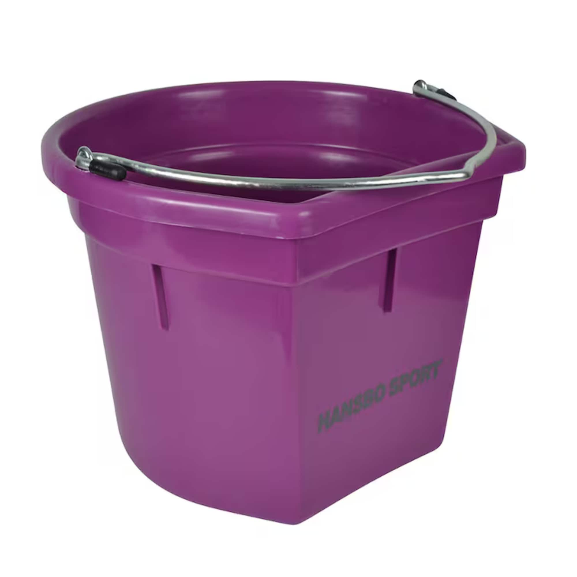 Hink m. flat sida 20 l - Plum