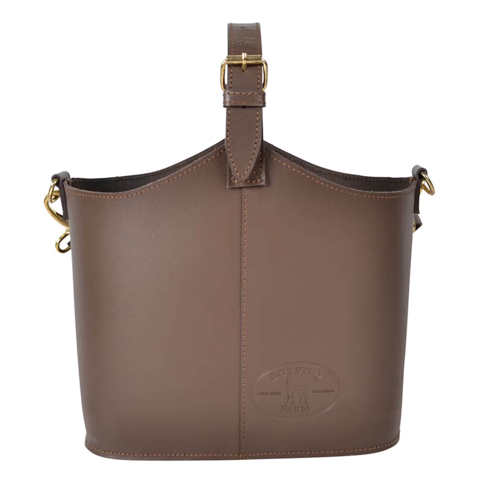 Groomingbag Läder Liten - Brun