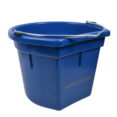 Flat side bucket, 20 litres - Royal Blue