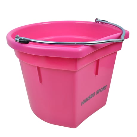 Flat side bucket, 20 litres - Pink