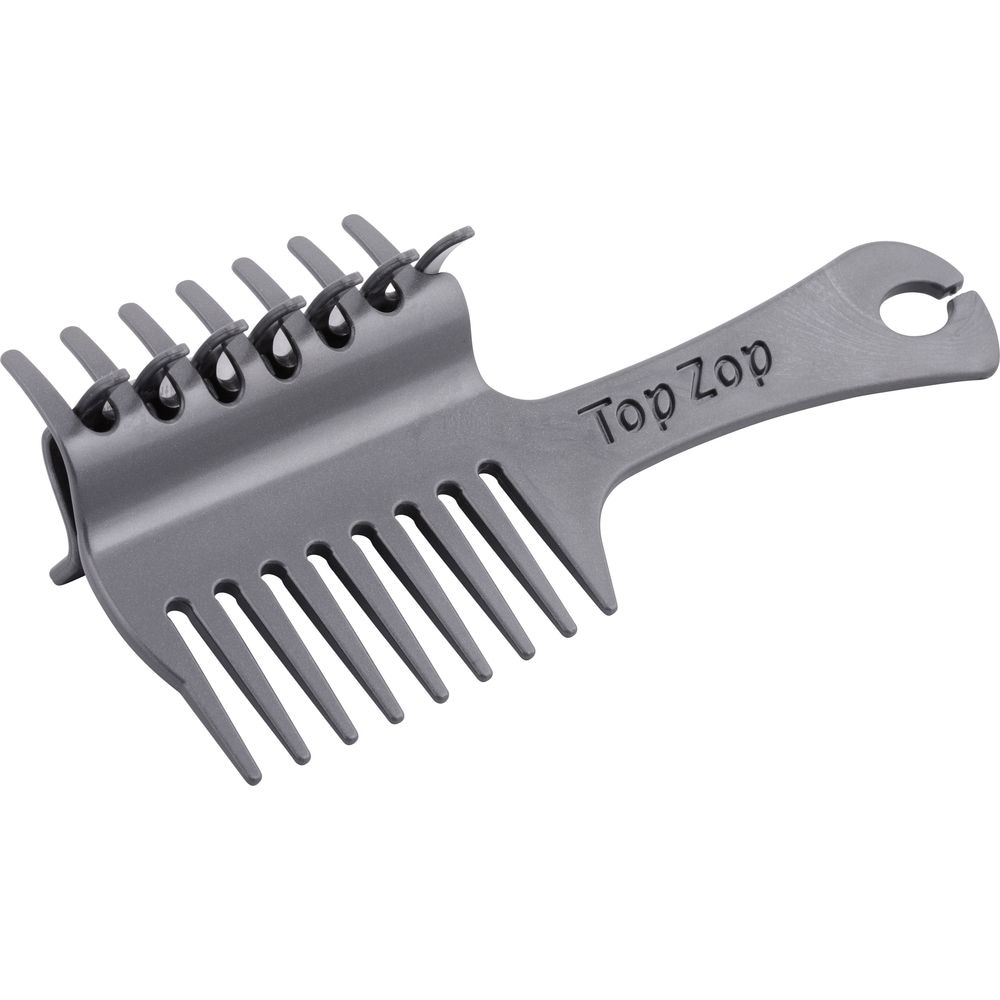 Top Zop plaiting comb with clip - Grey