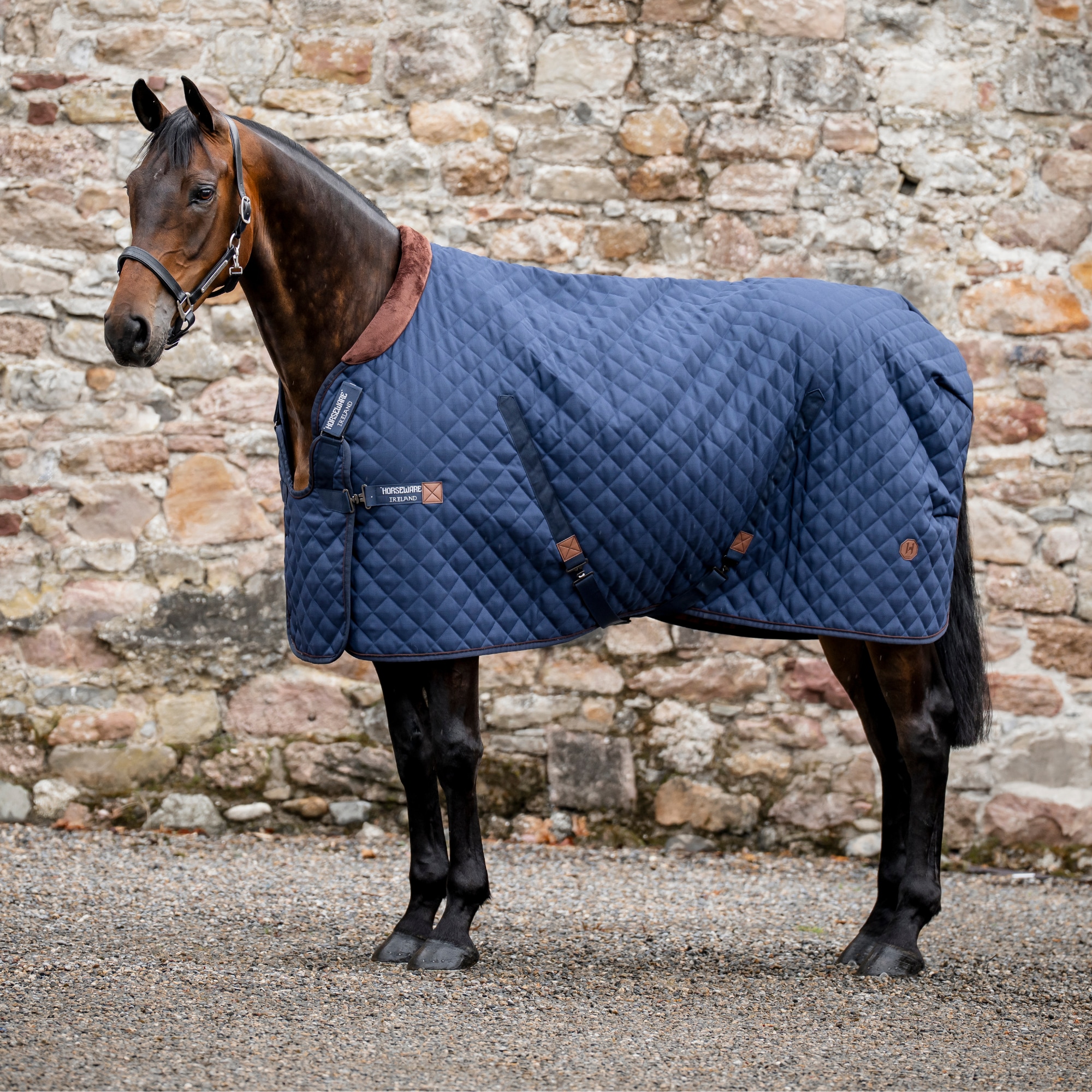 Horseware Signature Stalltäcke 200g marinblått