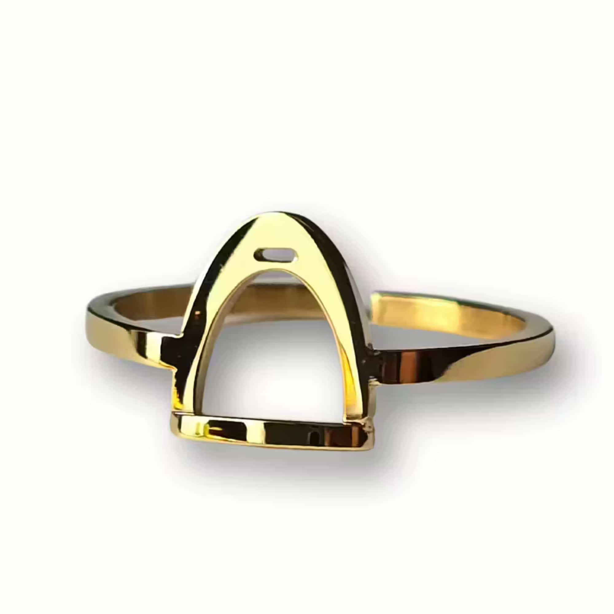 Stigbygelring - Guld