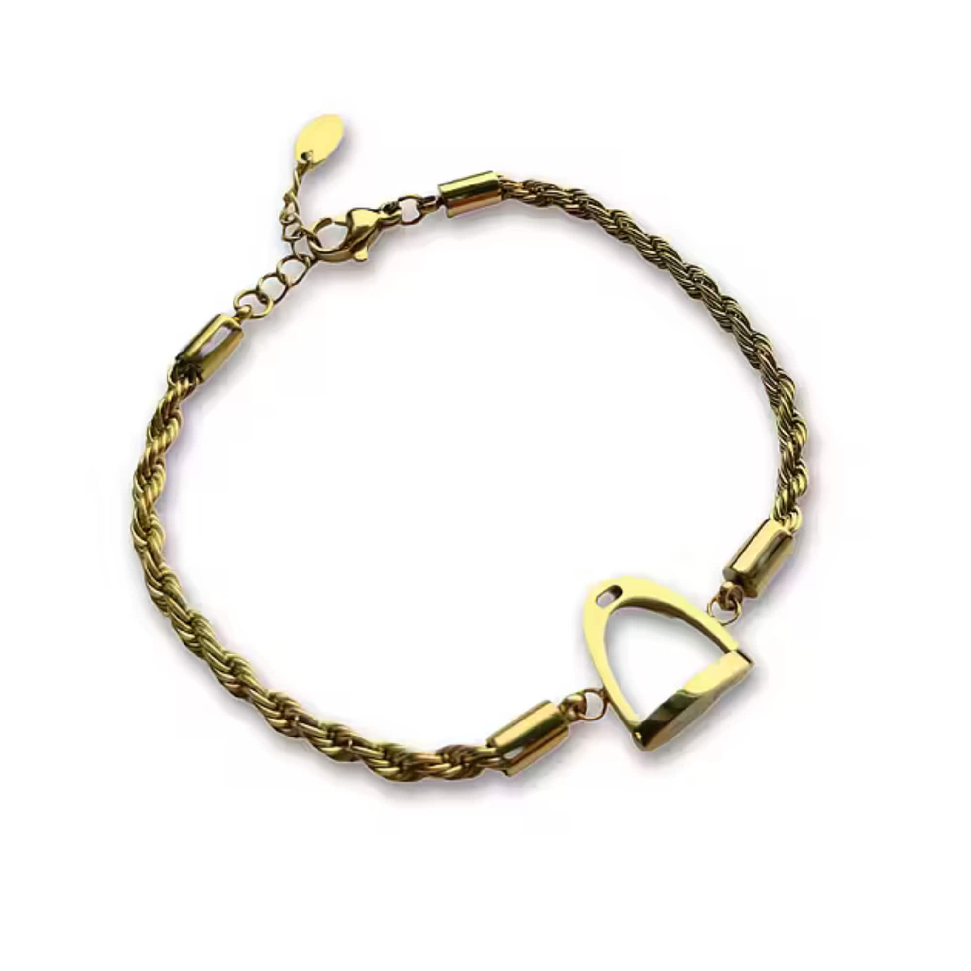 Stigbygelarmband - Guld