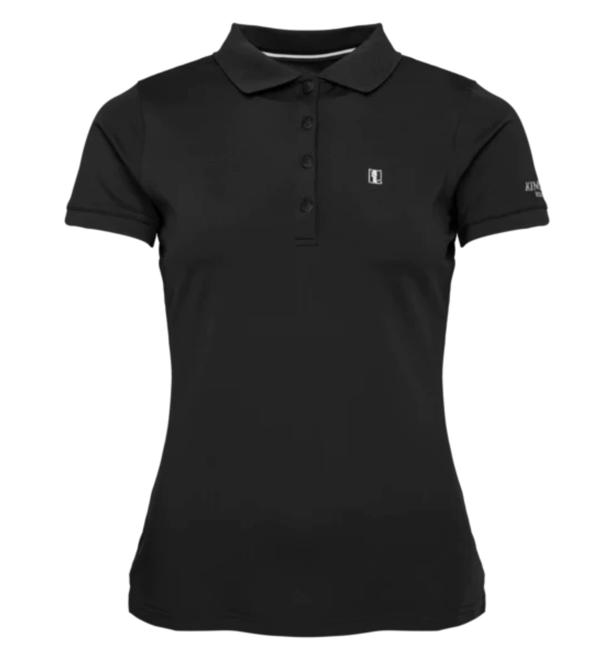 Classic Ladies Polo Pique Shirt - Svart