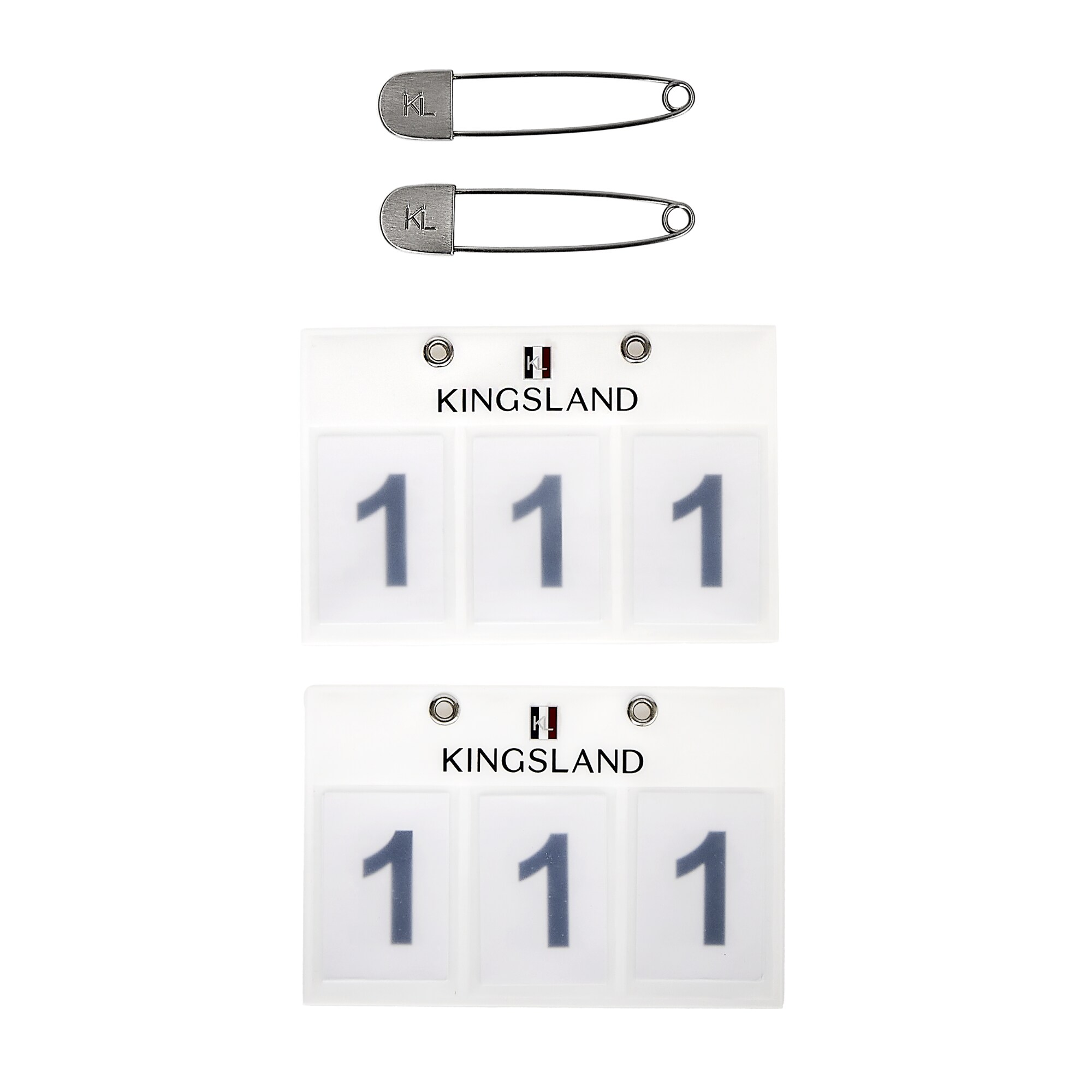 Competition Number Badge - White