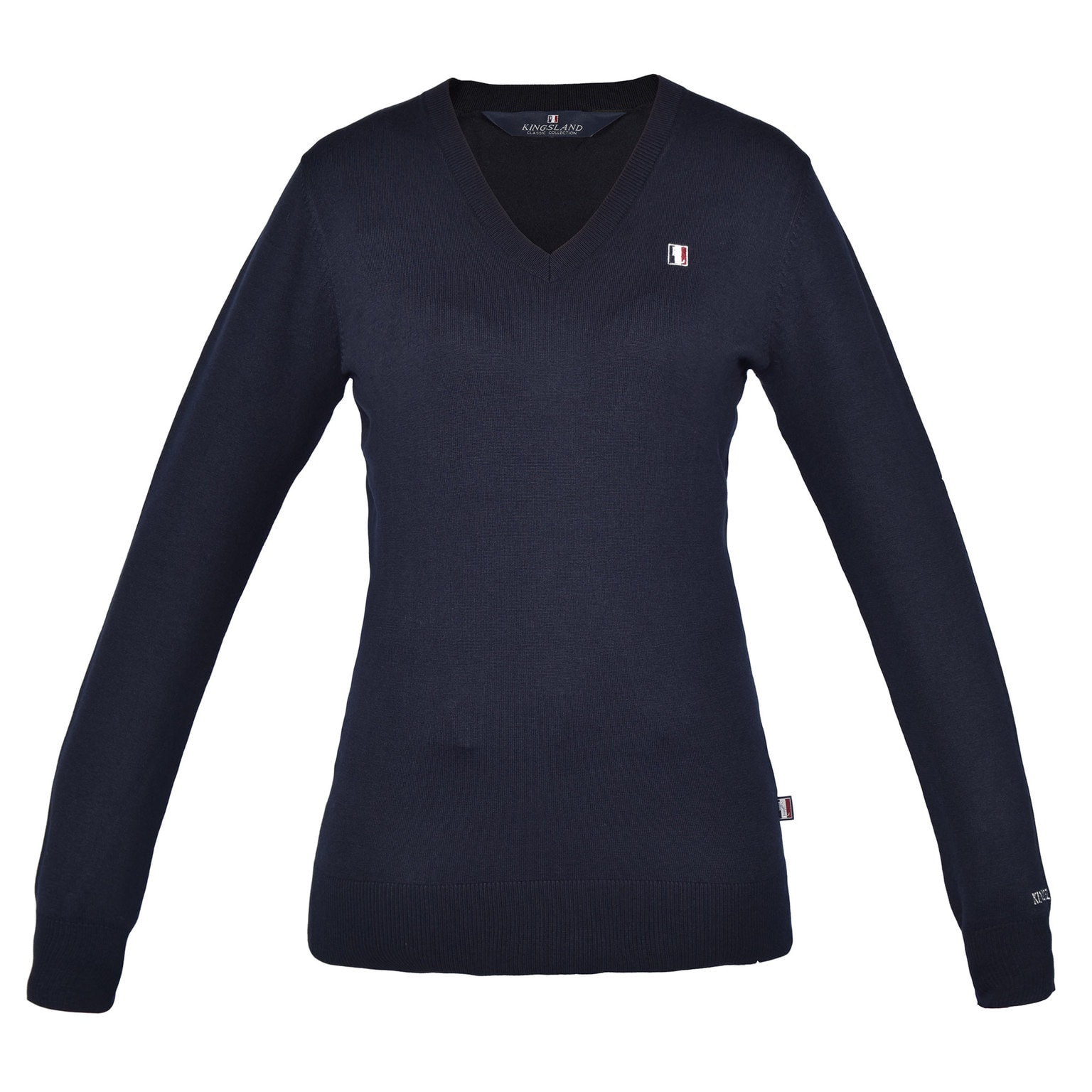 Classic Ladies Knitted Pullover - Navy