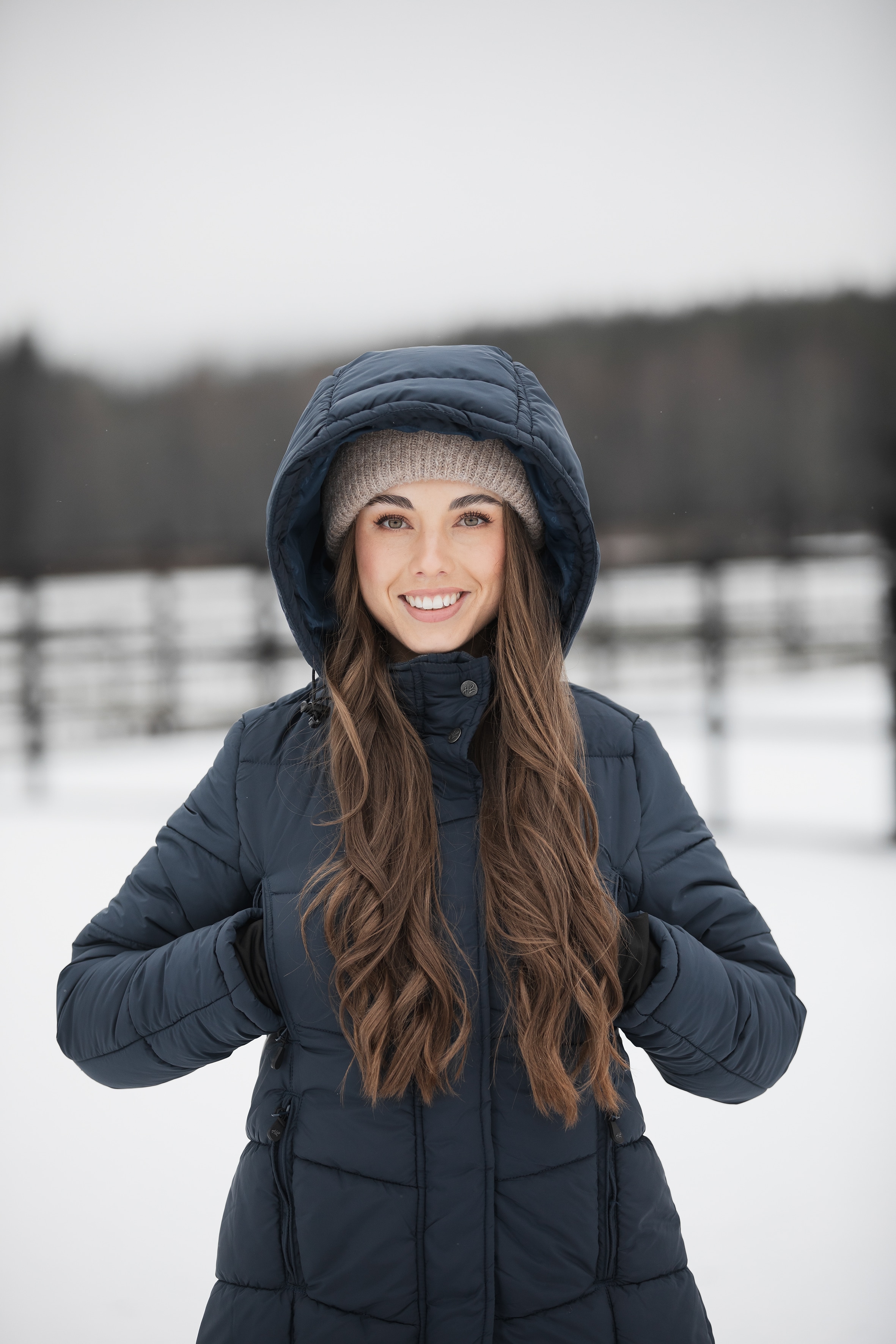 Riding coat Bonita - Navy