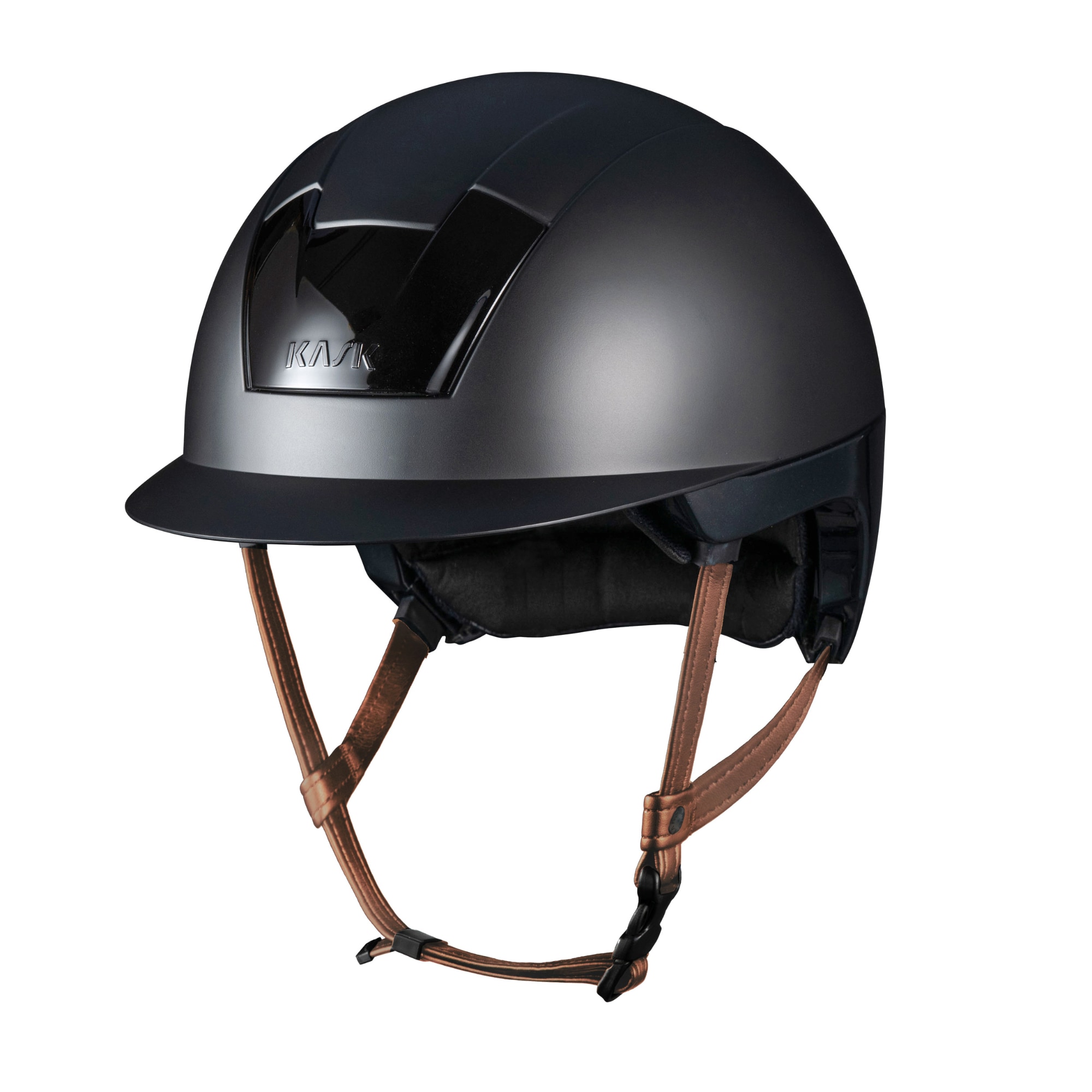 Ridhjälm Kooki Matt - Svart/Light Brown