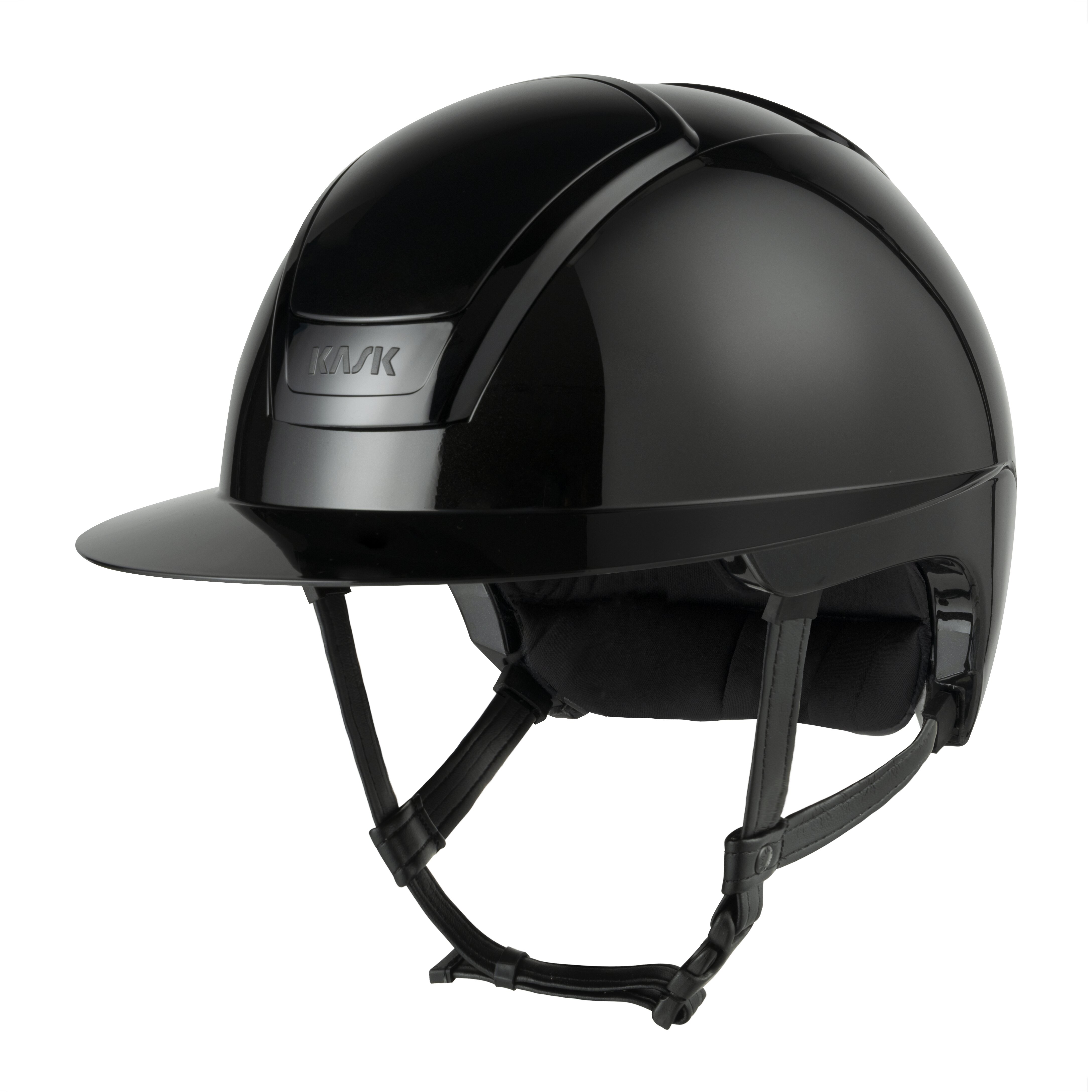 Nemesi Wide Peak Shine - Svart