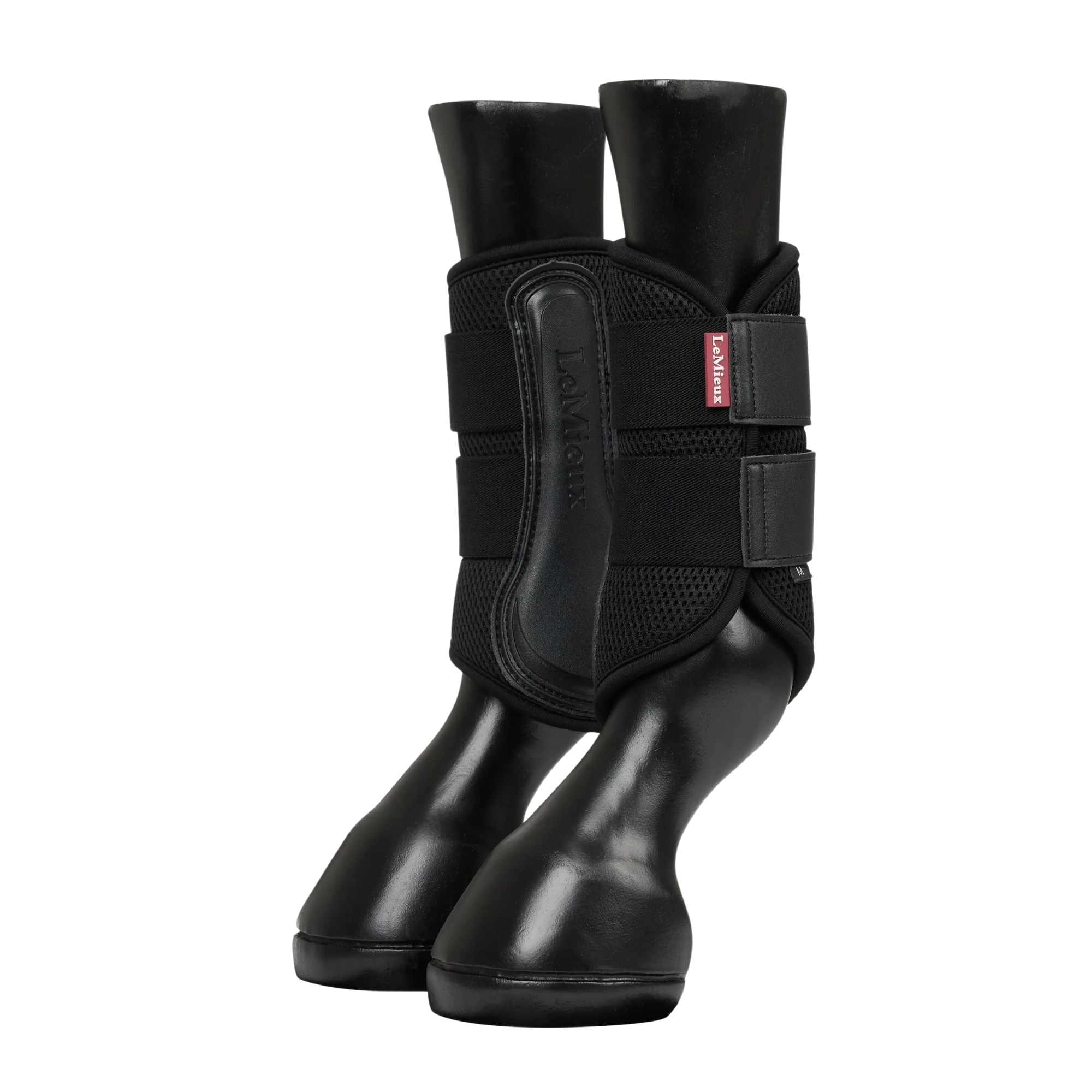 Mesh Brushing Boots - Black