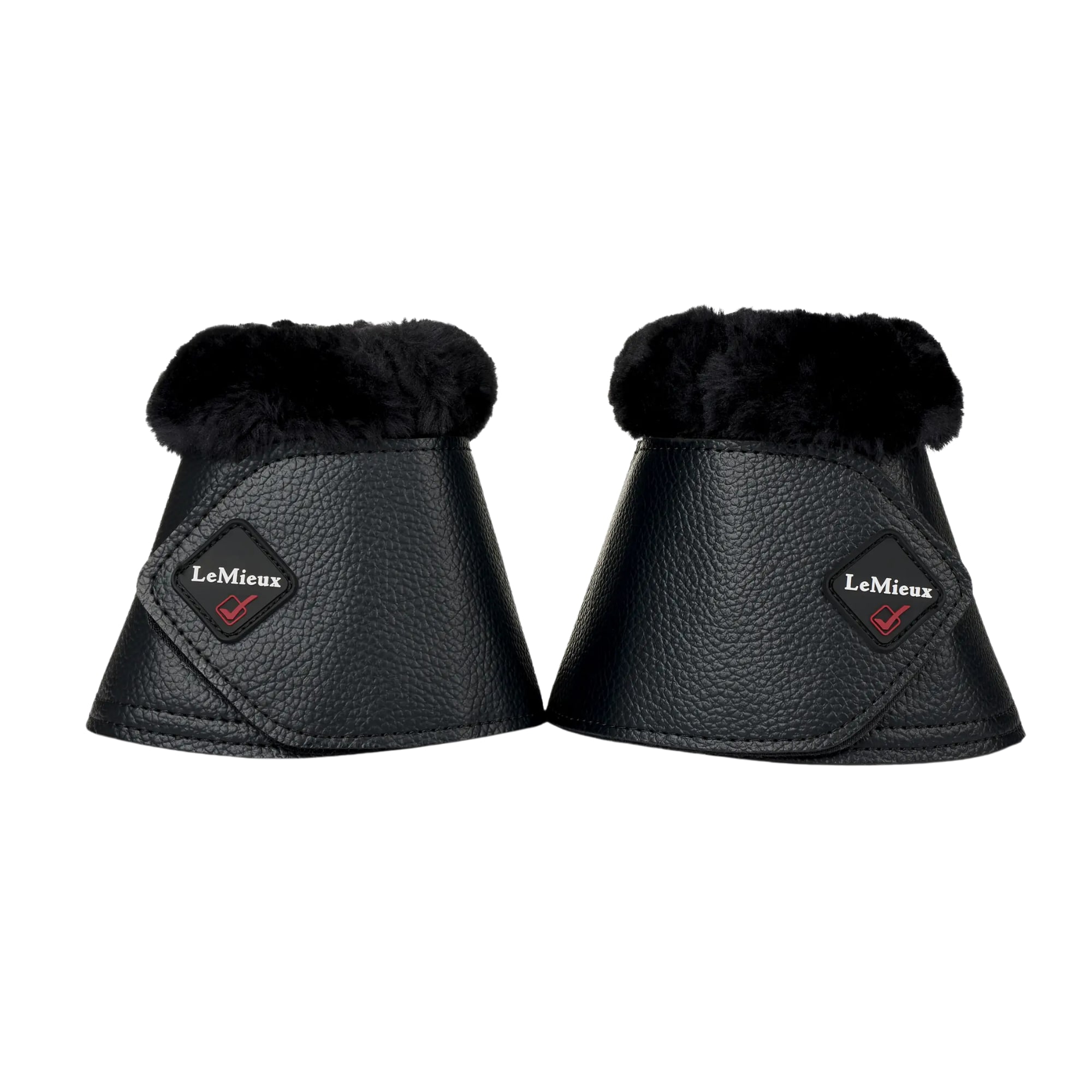 Fleece WrapRound Over Reach Boots - Black