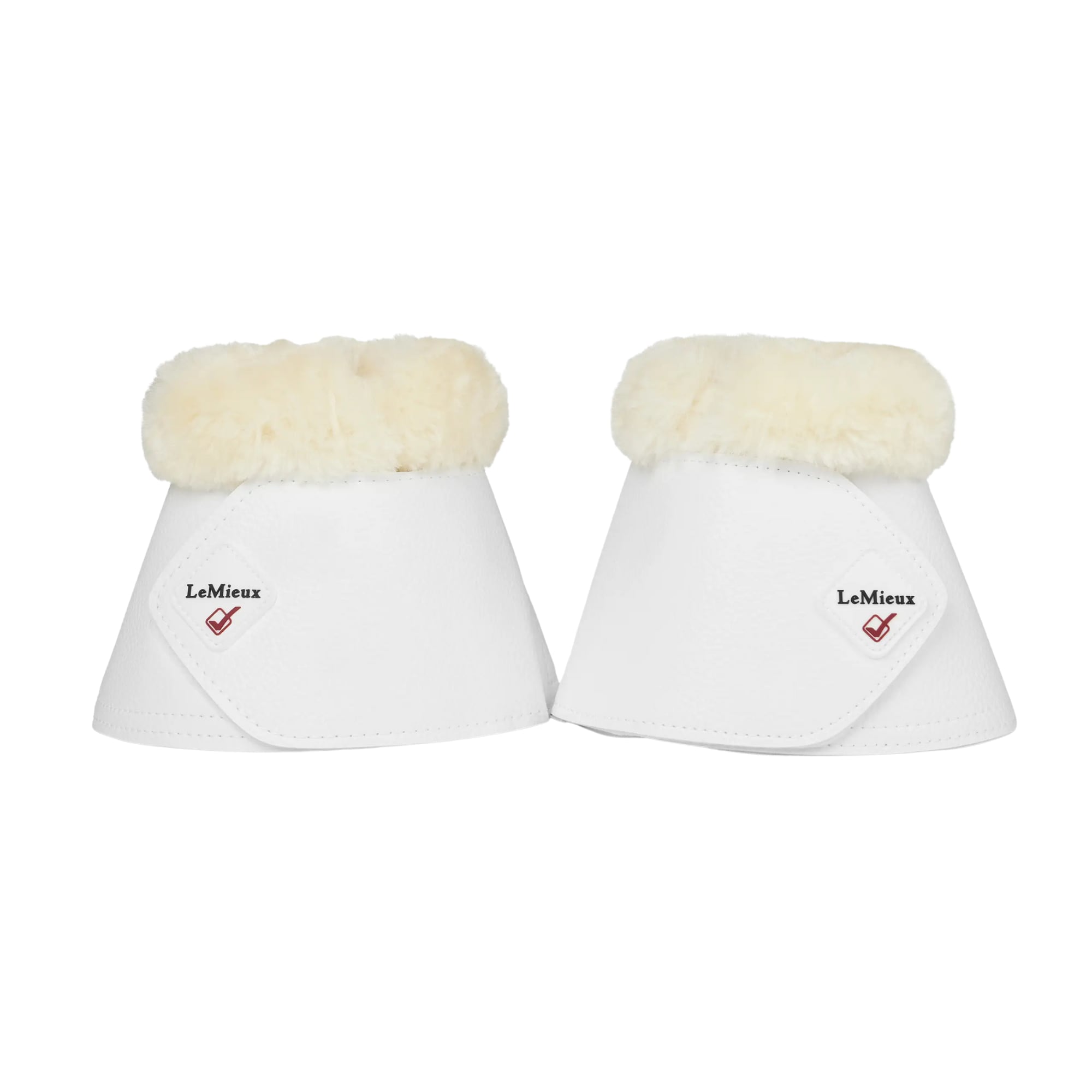 Fleece WrapRound Over Reach Boots - White