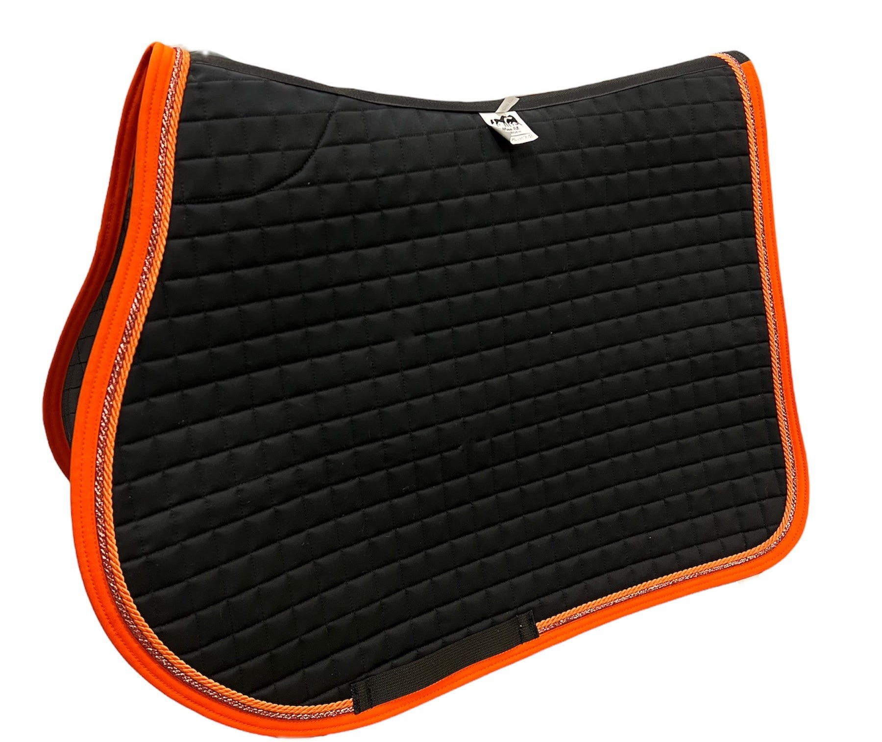 Jumping Saddle Pad - Black/Orange