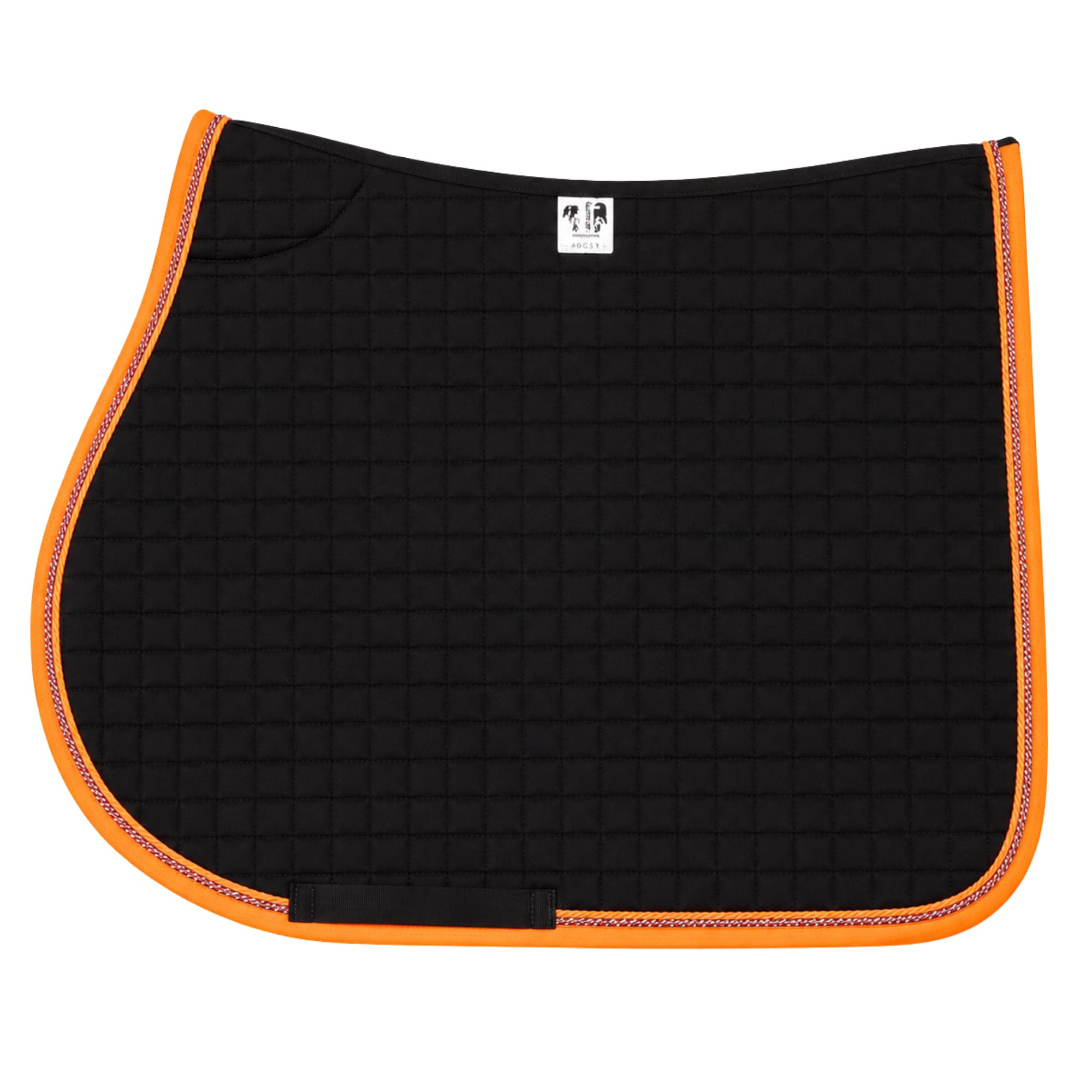 Jumping Saddle Pad - Black/Orange