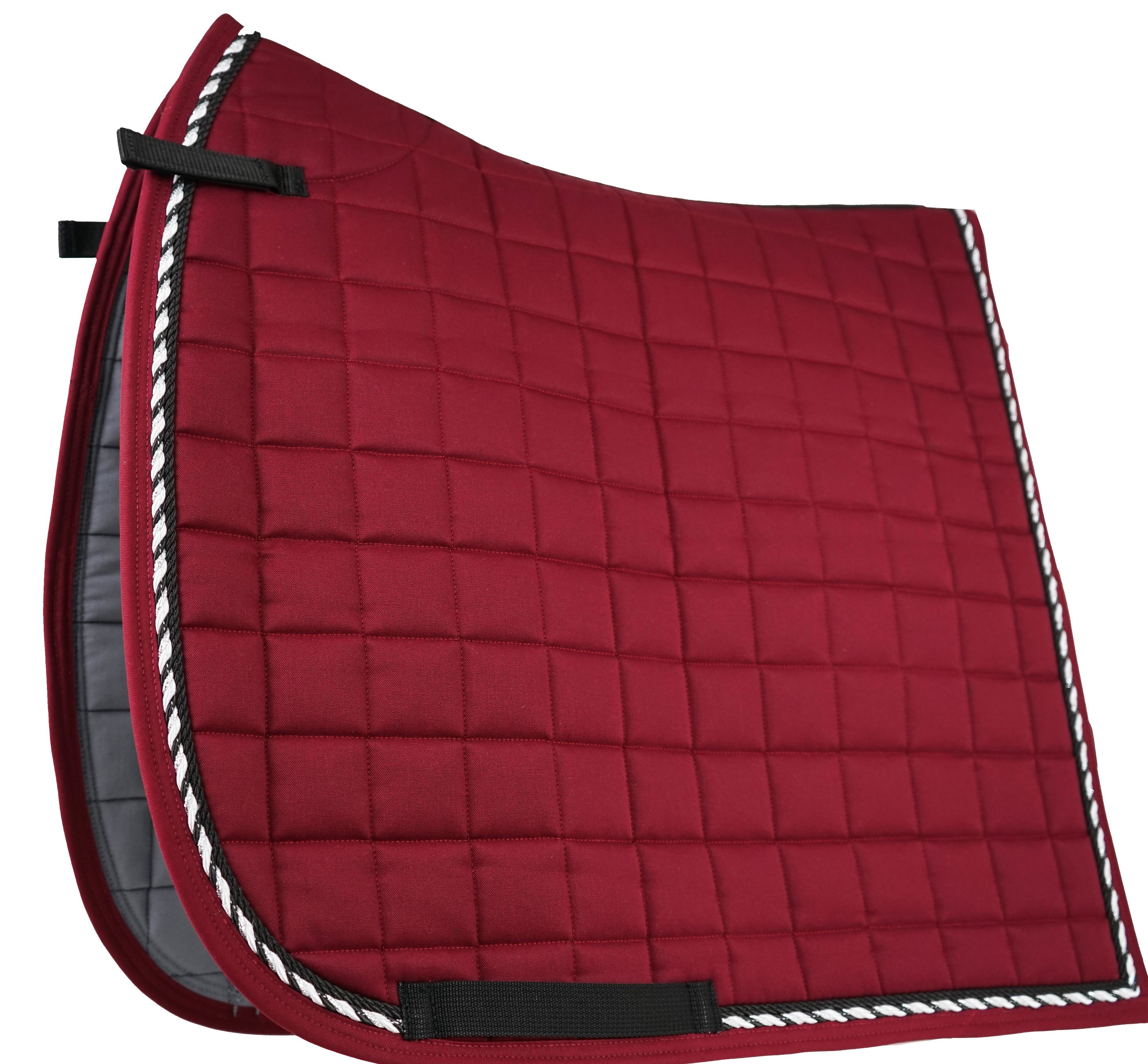 Dressage saddle pad - Bordeaux/Black