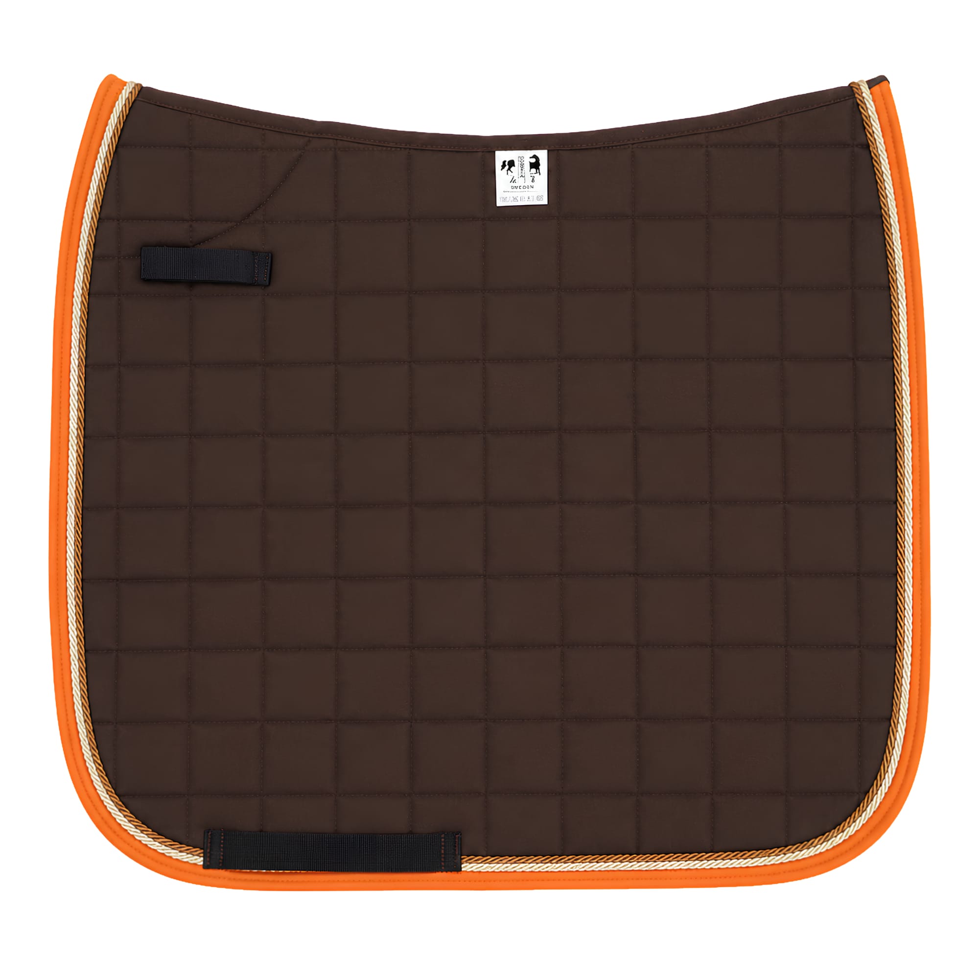 Dressage Saddle Pad - Brown/Rust